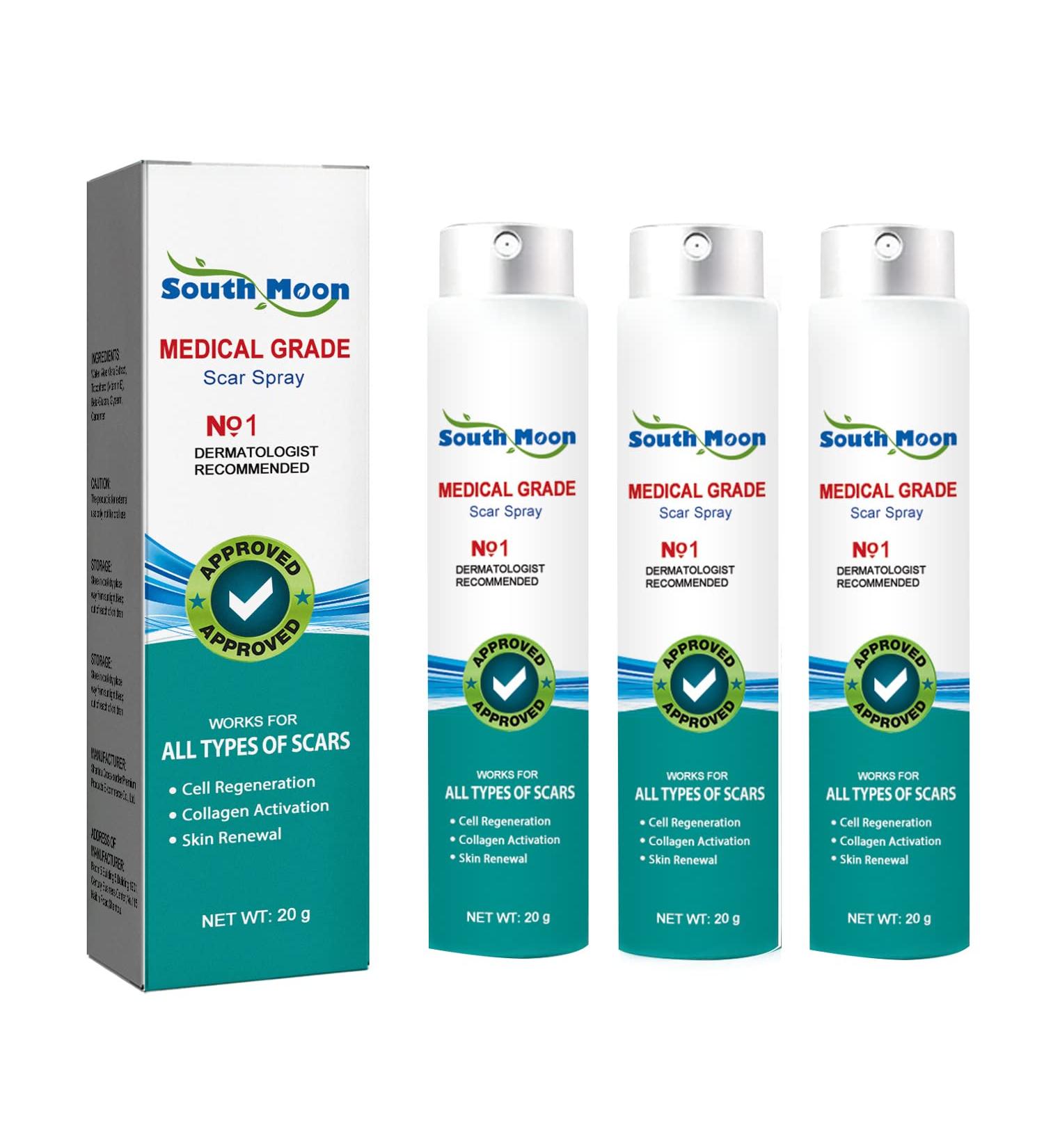 Advanced Scar Removal Spray for Acne, Surgical Scars, Stretch Marks & Dark Spots - Gentle Skincare for Acne Prone Skin - Buy Online on GoSupps.com