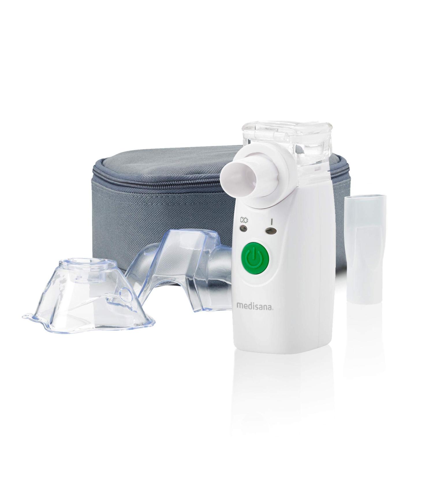Buy Medisana In 525 Portable Inhalator - Ultrasound Technology for Colds & Asthma | Ideal for Adults & Kids | Includes Mouthpiece & Mask | International Shipping - Buy Online on GoSupps.com