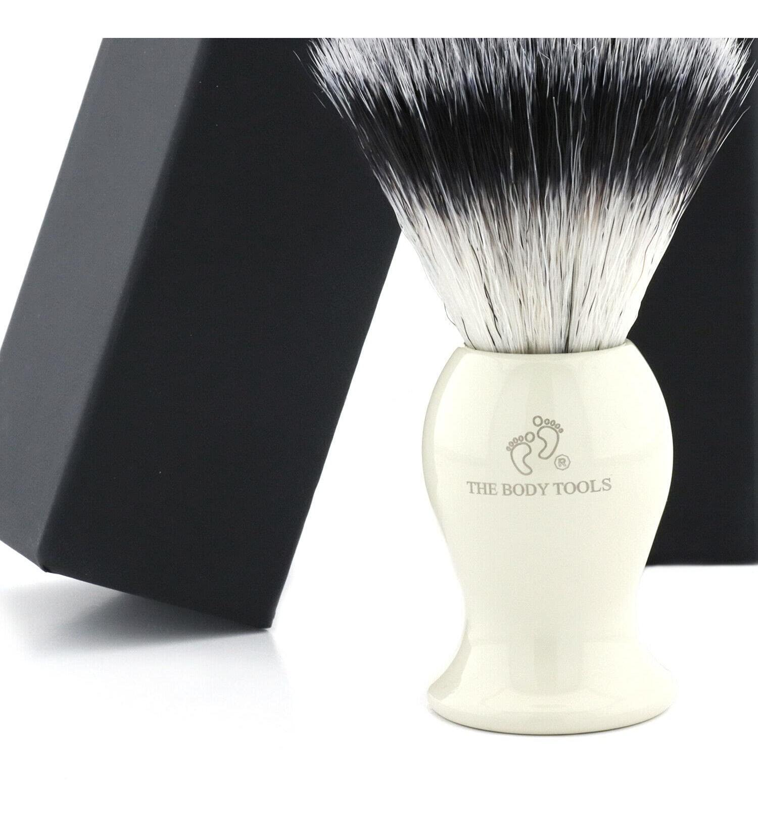 Men's Beard Shaving Brush Handmade Resin Handle Luxury Synthetic Wet Shave