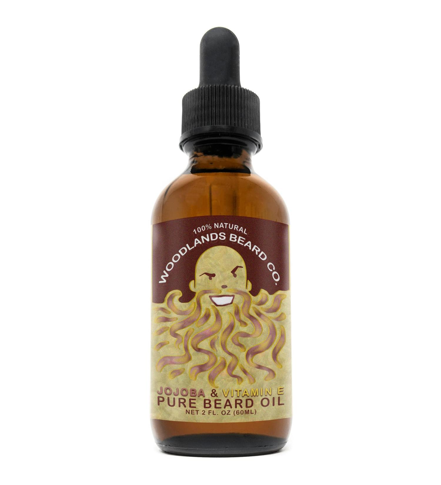 Golden Jojoba & Vitamin E Beard Oil - Pure 2oz | Best Moisturizer for Healthy Beards - International Shipping - Buy Online on GoSupps.com