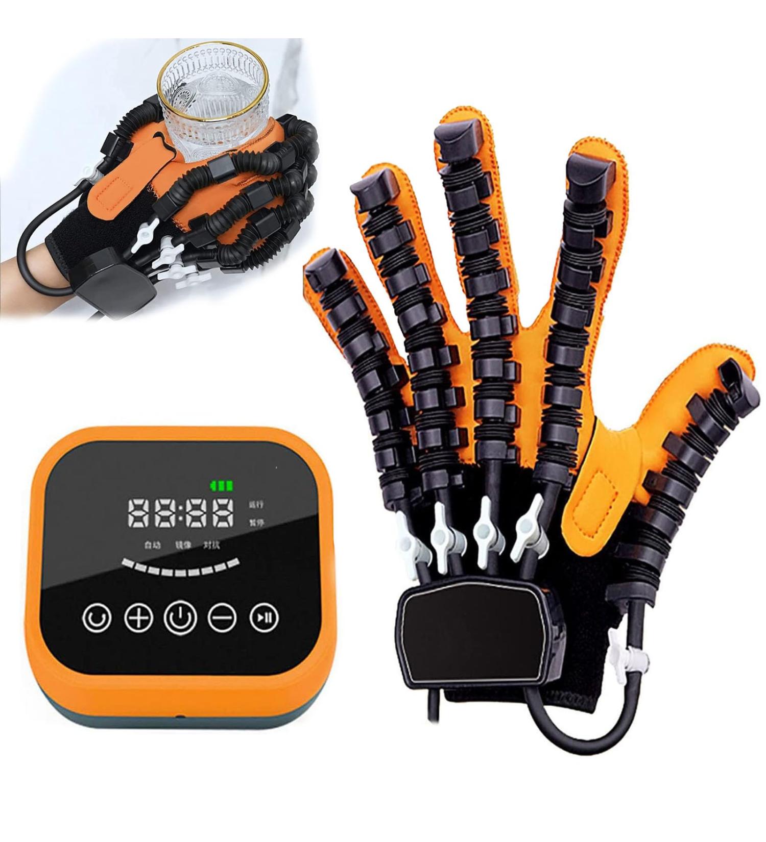 Rehabilitation Robot Gloves Stroke Hemiplegia Rehabilitation Training Equipment Finger Orthosis for Hand Function Recovery(Size:S Color:Left Hand) Small Left Hand - Buy Online on GoSupps.com