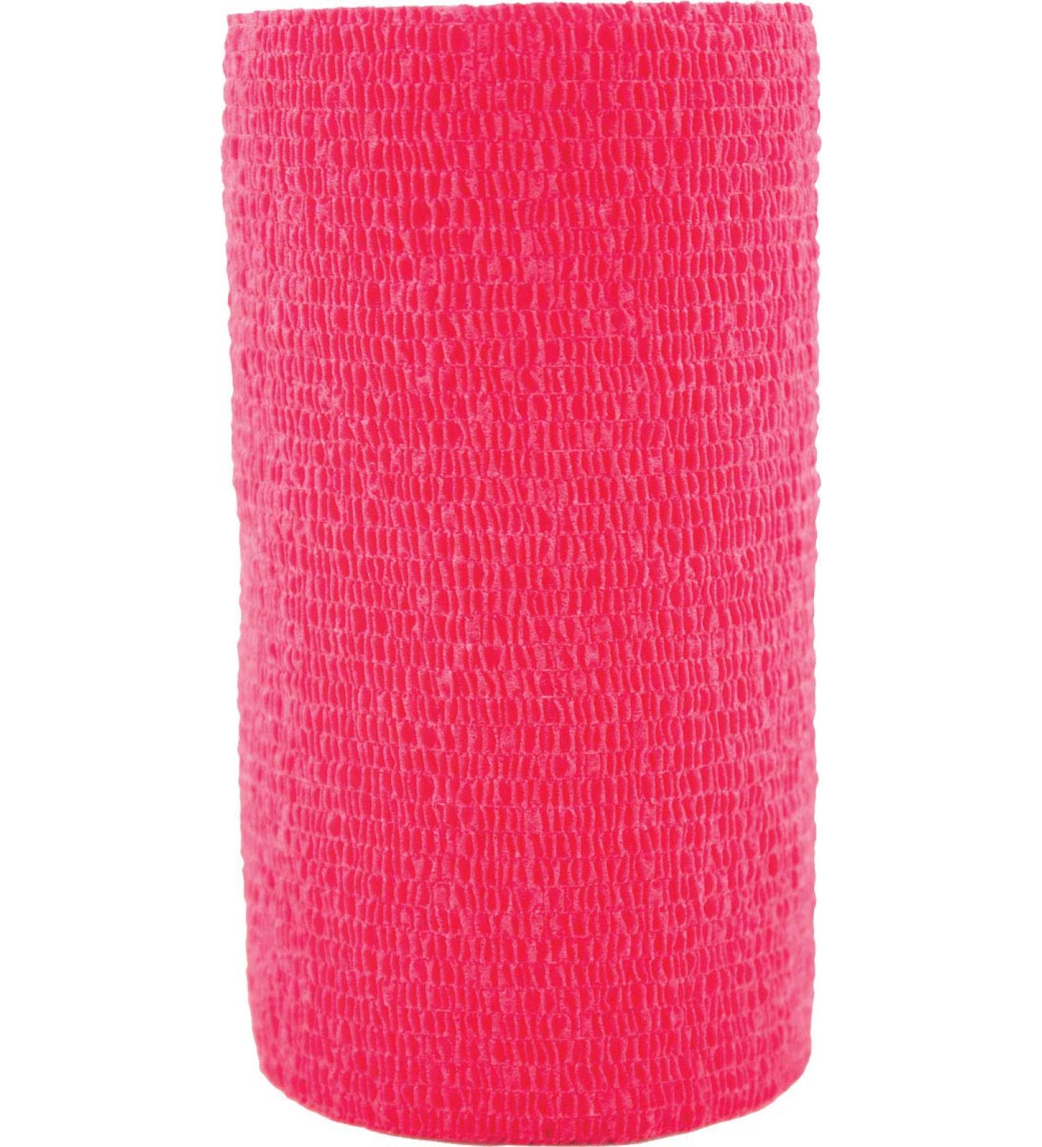 3M Vetrap 3 Rolls of Bandaging Tape 4 Inch for Horses Dogs and Cats (Red)