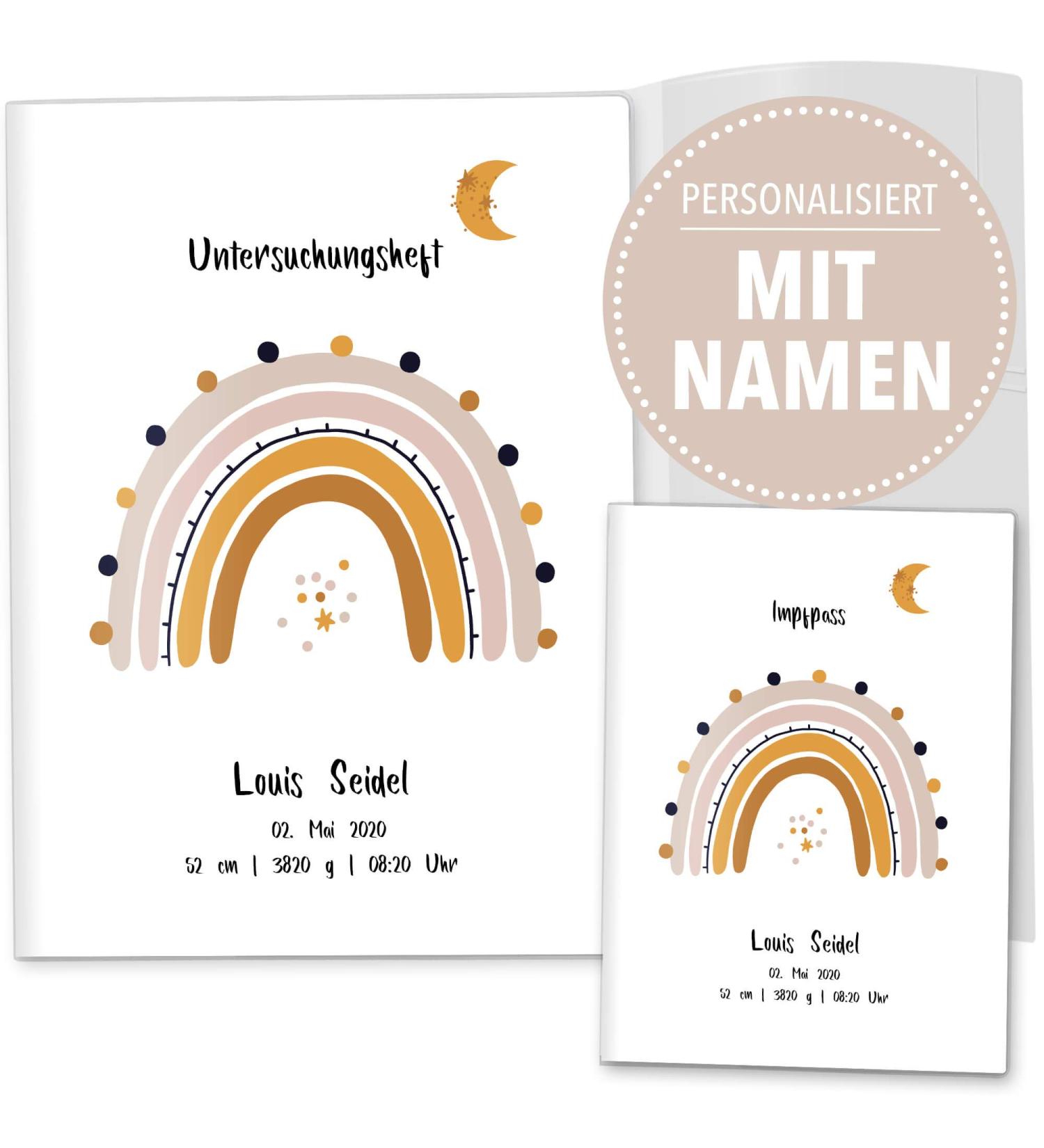 Personalized OLGS U-Beft & Vaccination Pass Cover Set | 3-Part Examination Booklet Case | Unique Gift Idea with Custom Name & Date of Birth - Buy Online on GoSupps.com