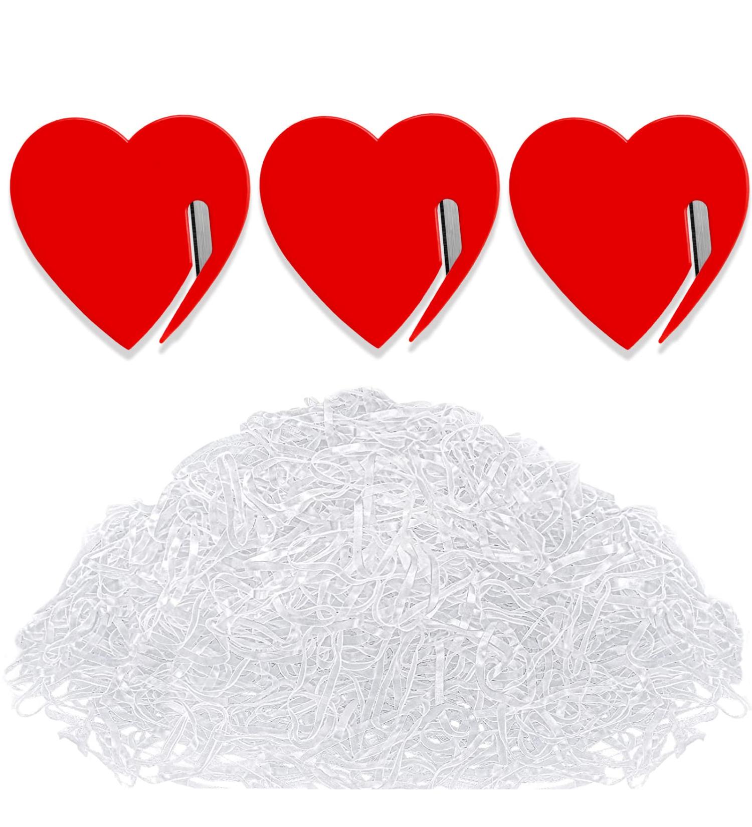 3pcs Rubber Band Cutter & 1000pcs Clear Hair Elastics Set - Pain-Free Ponytail Remover and Disposable Bands for Girls | B1jounie YA - Buy Online on GoSupps.com