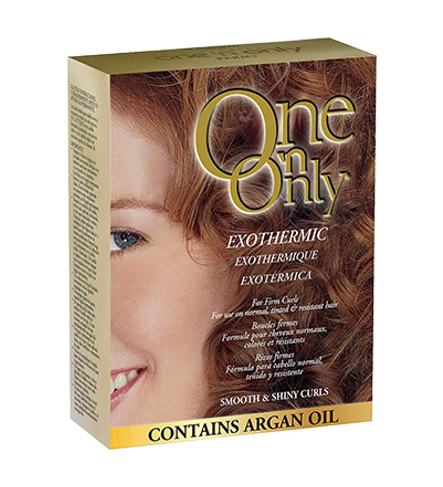 One 'n Only Exothermic Perm with Argan Oil for Firm Curls - Self-Heating Formula | Shine, Manageability, No Perm Odor - Buy Online on GoSupps.com