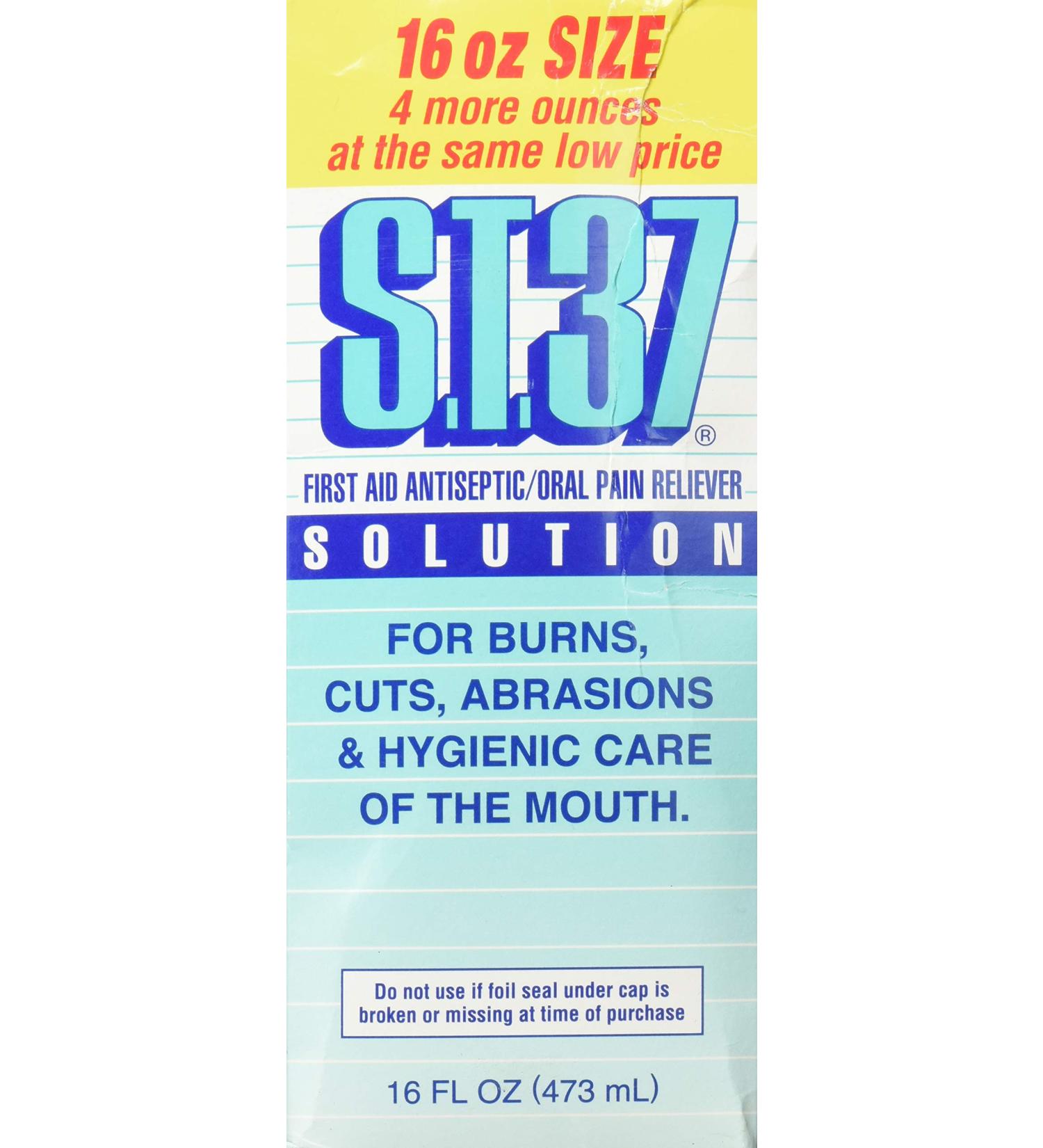 ST 37 Antiseptic Liquid 16 oz - Fast-Acting Solution for Wounds and Skin Infections - Buy Online on GoSupps.com