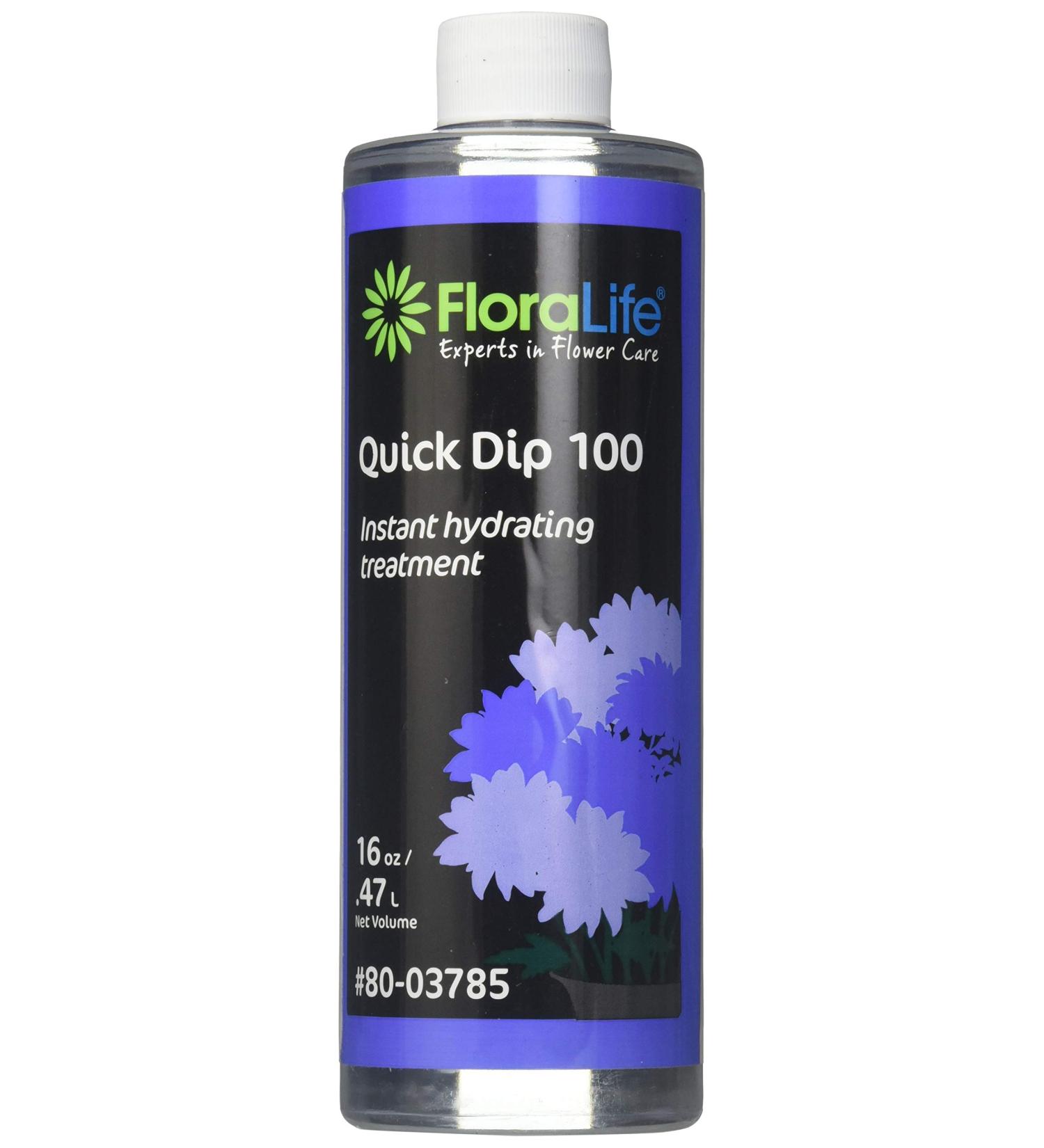 Floralife Smither Oasis Quick Dip 100 Instant Hydrating Treatment  16 Ounce