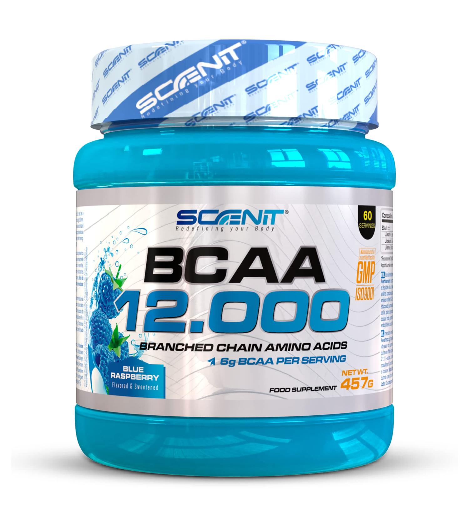BCAA Powder - BCAA 12-457g - BCAA - BCAA 2.1.1 - BCAA Powder - Amino Acid - Amino Acid - Amino Acids - Leucine Valine Isoleucine - Amino Acids (Blue raspberry) - Buy Online on GoSupps.com