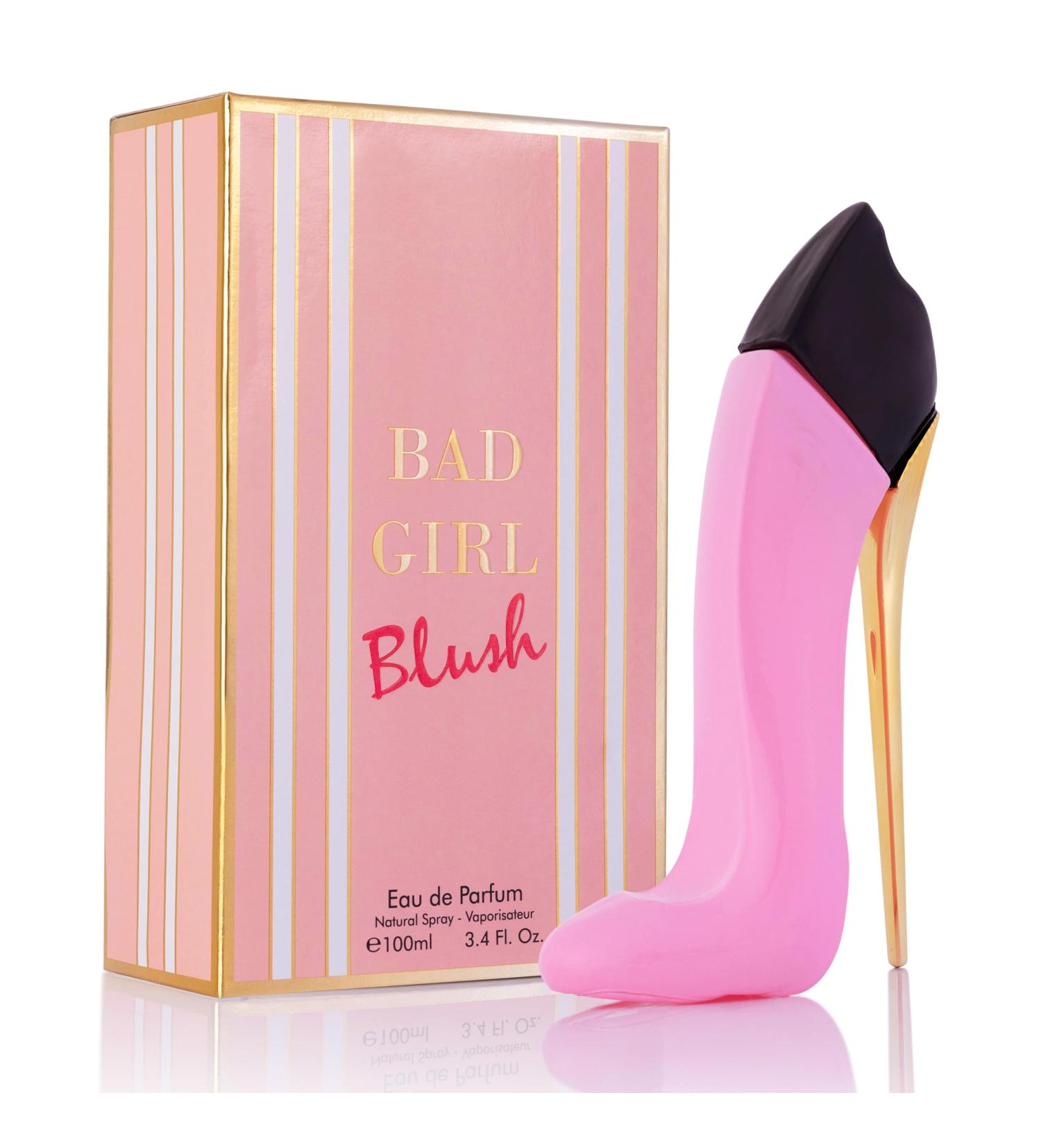 Bad Girl Blush for Women EDP 3.4 fl Oz- Top Notes of Sweet Citrus Bergamot with Sweet Soft Hints of Almond - Base Scents of Fresh Floral Peony & Warm Blend of Vanilla - Elegant 100ml Bottle - Buy Online on GoSupps.com
