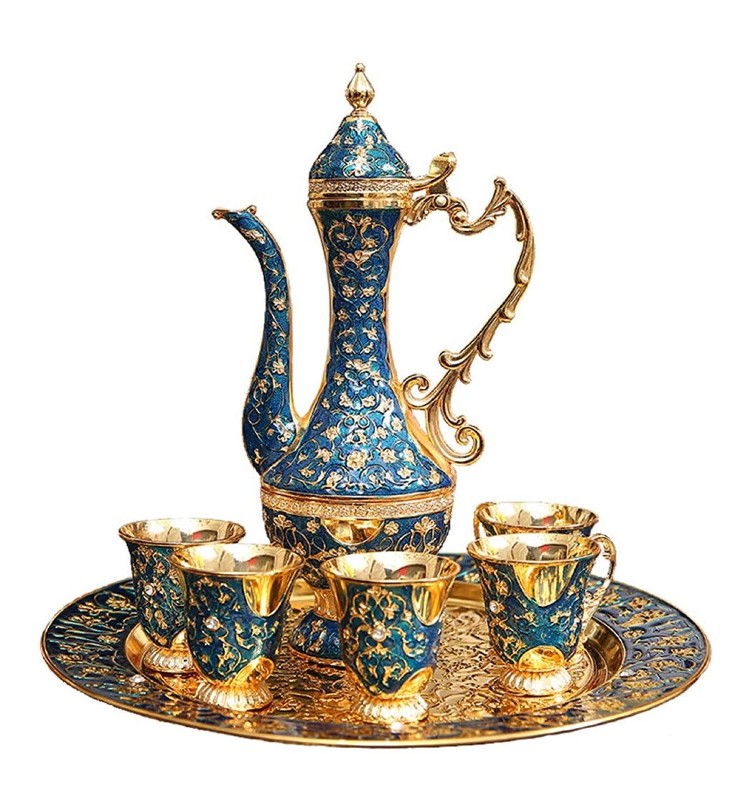 Liquor Wine Set Antique Creative European-Style Gift Box Jin Wedding Birthday Gift Living Room Decoration (Color : A) - Buy Online on GoSupps.com