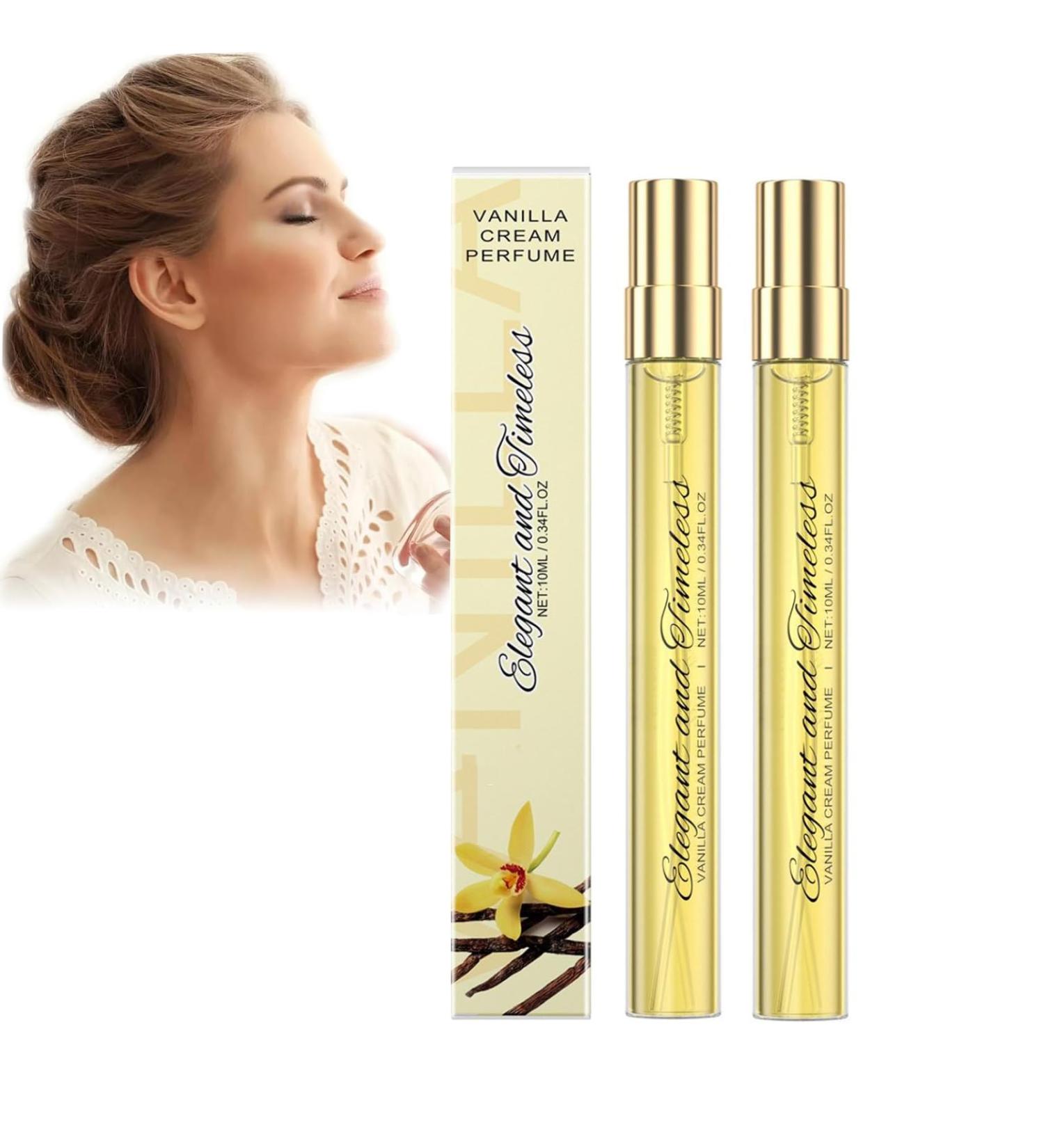 Womens Perfume Pheromone Vanilla Cream Eau Toilette Long Lasting Perfume Fresh And Elegant Portable Perfume Daily Portable Perfume Eau Toilette (2PCS) - Buy Online on GoSupps.com