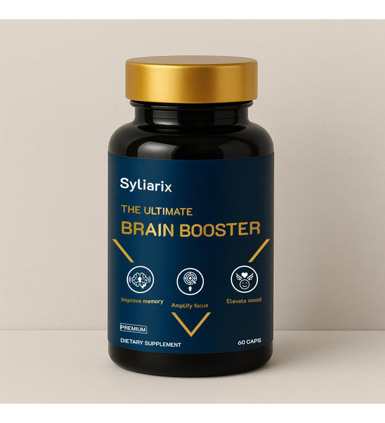 Syliarix Brain Nootropic Supplement for Focus and Clarity Memory Support Boost Energy & Mood Clinically Tested Formula 30 Capsules - Buy Online on GoSupps.com