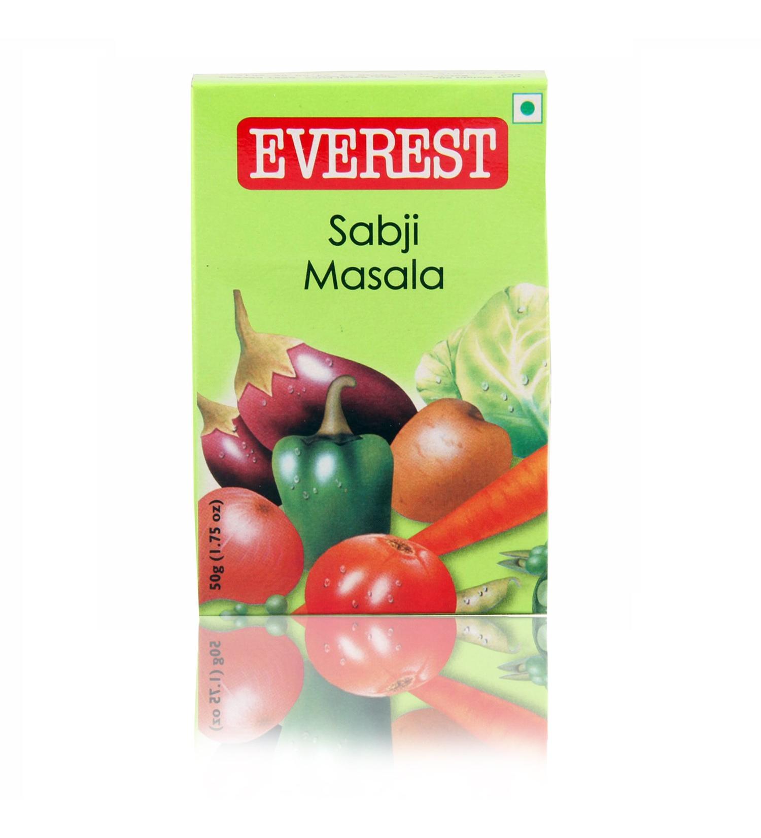Everest Subji Masala 50g - Authentic Indian Spice Blend for Flavorful Curries - Buy Online on GoSupps.com