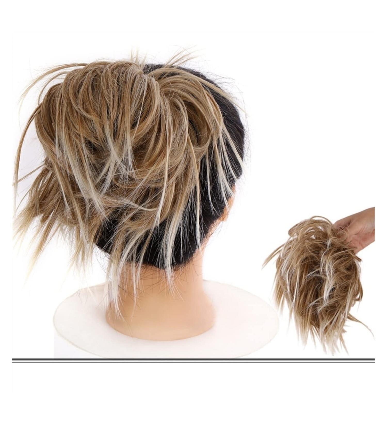 Hair Bun Messy Bun Hair Slice Ponytail Hair Extensions with Elastic Rubber Band Synthetic Fluffy Bun Women Wig Hair Bun Hair Extension Hair Piece (Color : 0013) - Buy Online on GoSupps.com