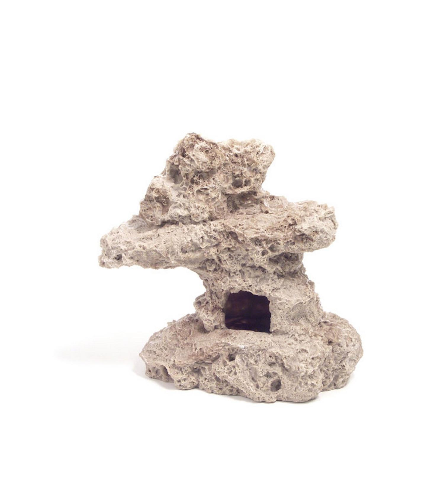 Rosewood Stackable Reef Rock Buff Aquarium Decor Medium - Buy Online on GoSupps.com