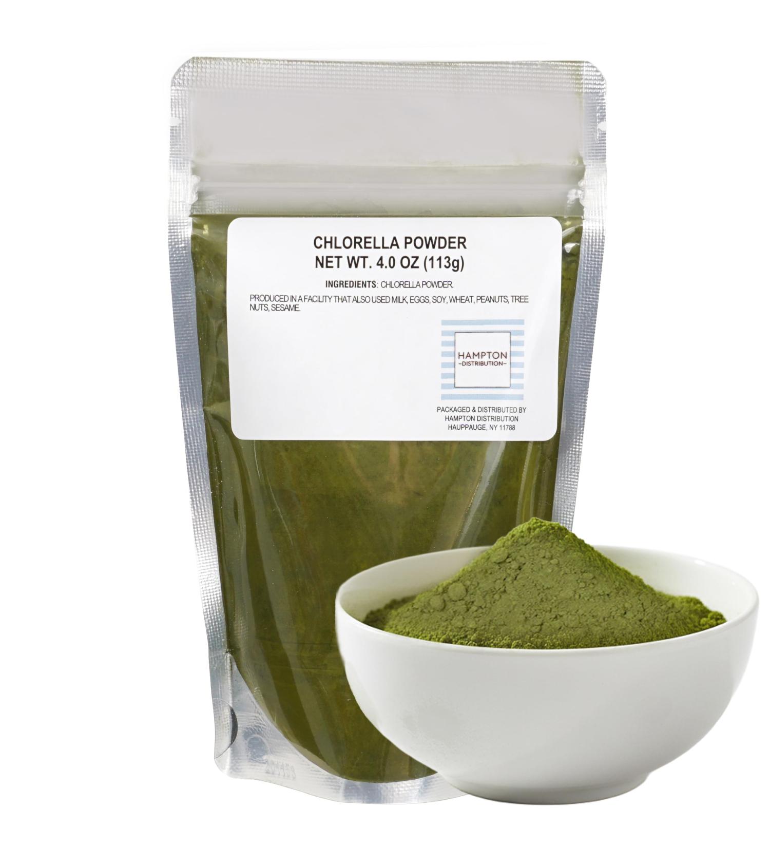 Hampton Distribution Chlorella Powder 4 Ounce Resealable Bag - Buy Online on GoSupps.com