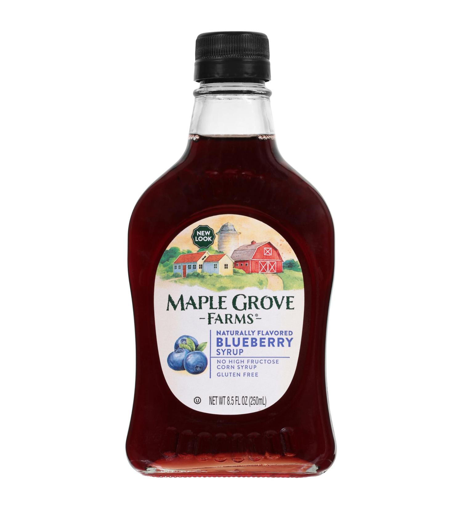 Maple Grove Farms Blueberry Syrup 8.5 oz - Buy Online on GoSupps.com