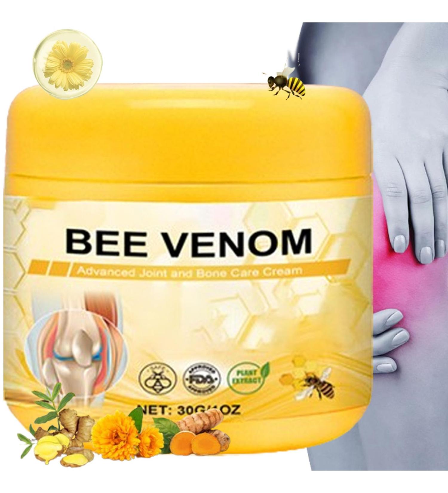 New Zealand Bee Venom Joint & Bone Advanced Cream - Natural Relief Gel for Pain & Inflammation - Buy Online on GoSupps.com