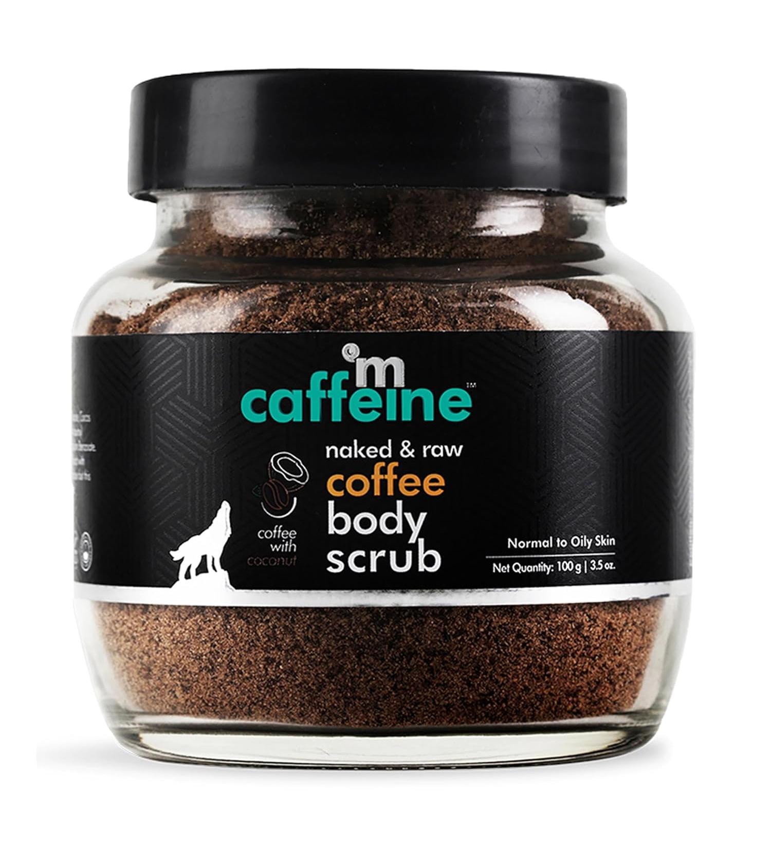 Exfoliating Coffee Body Scrub Powder Jar for Tan Removal&Soft-Smooth Skin|De-Tan Bathing Scrub With Coconut Oil Removes Dirt&Dead Skin From Neck Knees Elbows&Arms| All Skin Types-100Gm - Buy Online on GoSupps.com