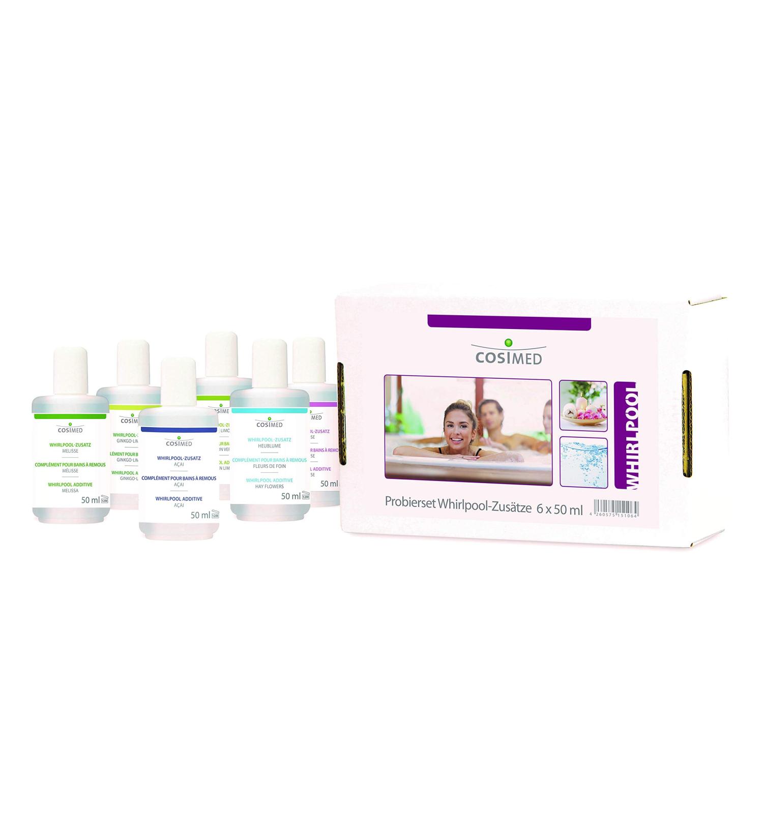 Whirlpool bath additive set bubble bath fragrance concentrate 6x50ml cosiMed