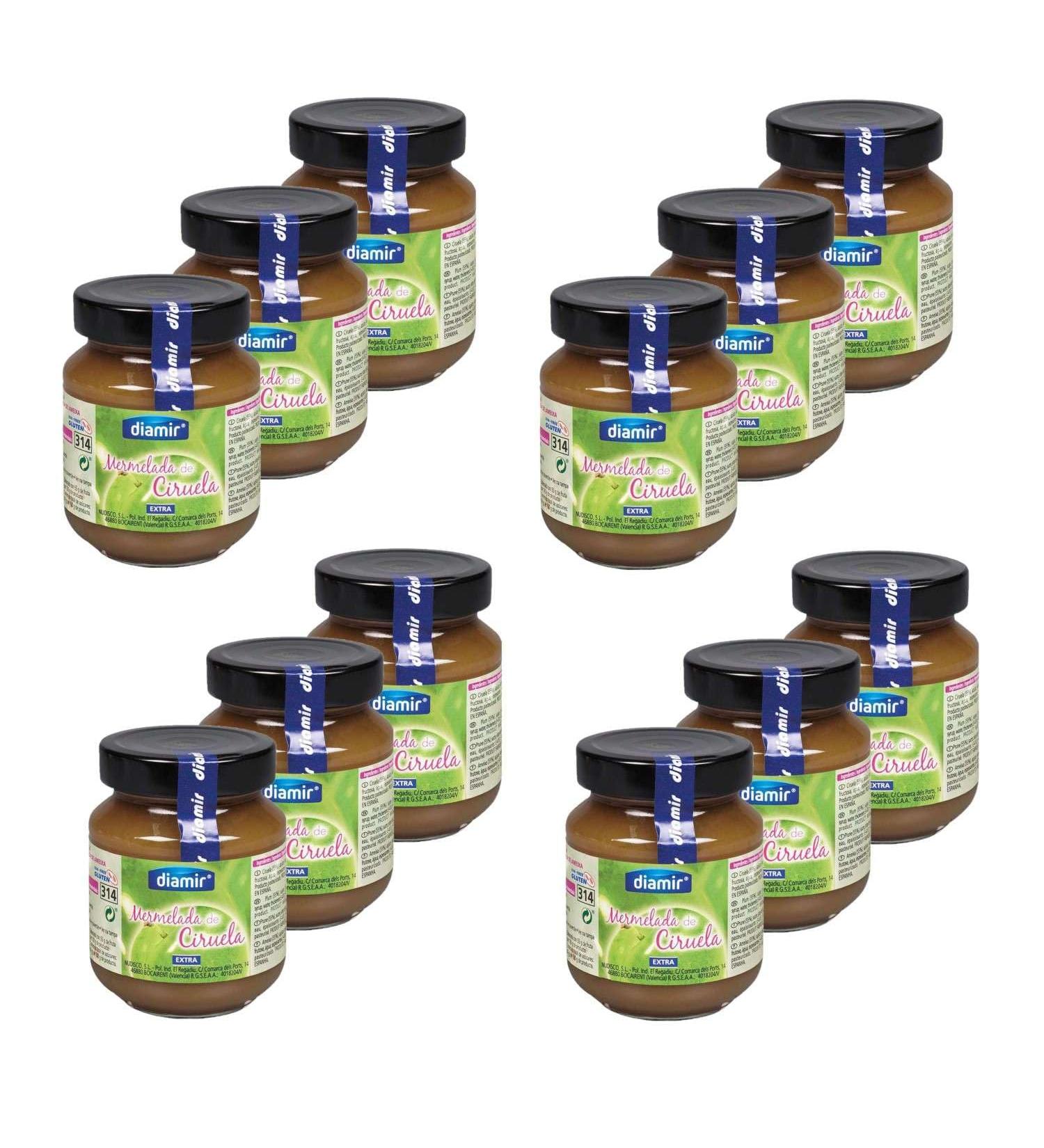 diamir Pack 12x Plum Jam - Pot 340g