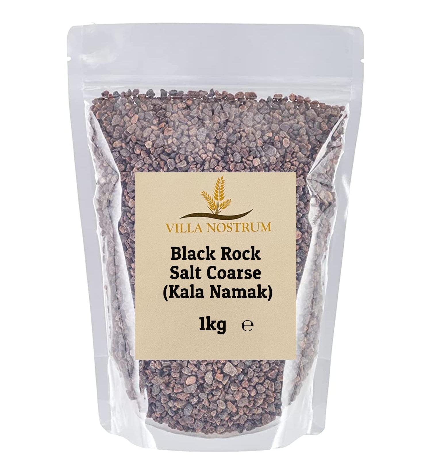 Black Rock Salt Coarse Kala Namak 1kg by Villa Nostrum