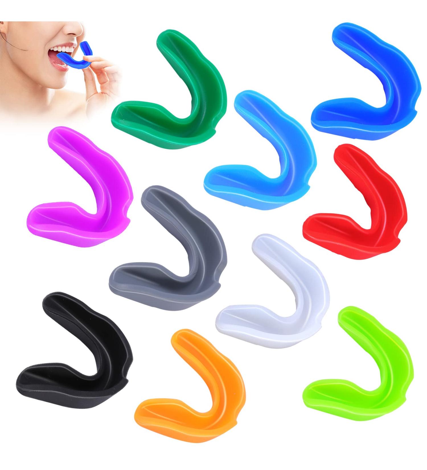 10-Piece Eogrfw Sport Mouth Guards - Premium Tooth Protection for Adults & Kids | Perfect for School Sports Hockey Rugby Martial Arts Kickboxing - Available in 10 Colors - Buy Online on GoSupps.com