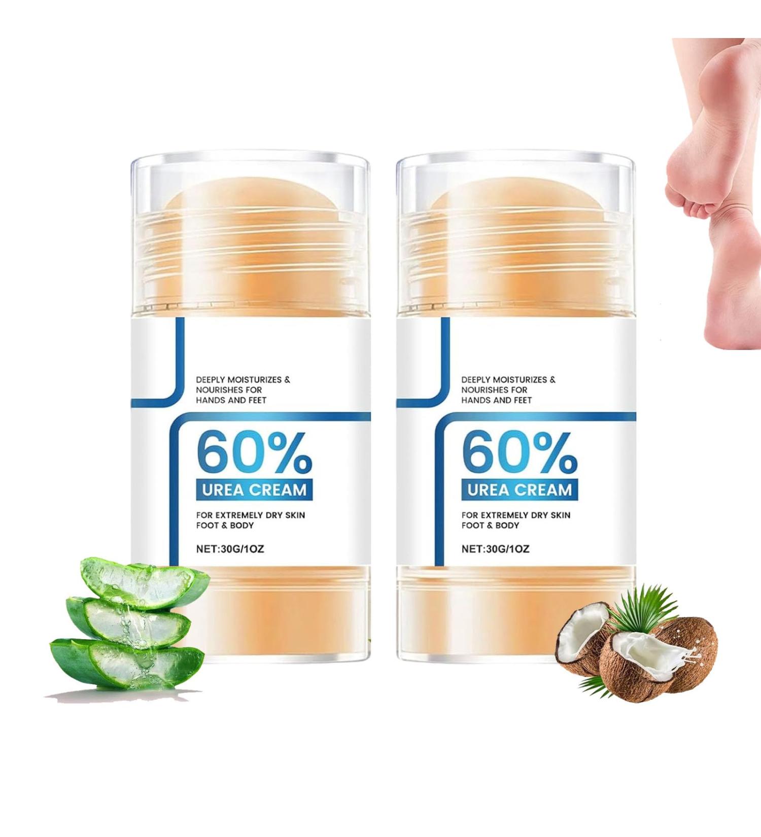  JIAOY Urea cream 60% 60% urea cream for cracked heels and dry skin repairing cream for cracked heels - Moisturizing cream for hands and feet - Skin softening cream - Buy Online on GoSupps.com