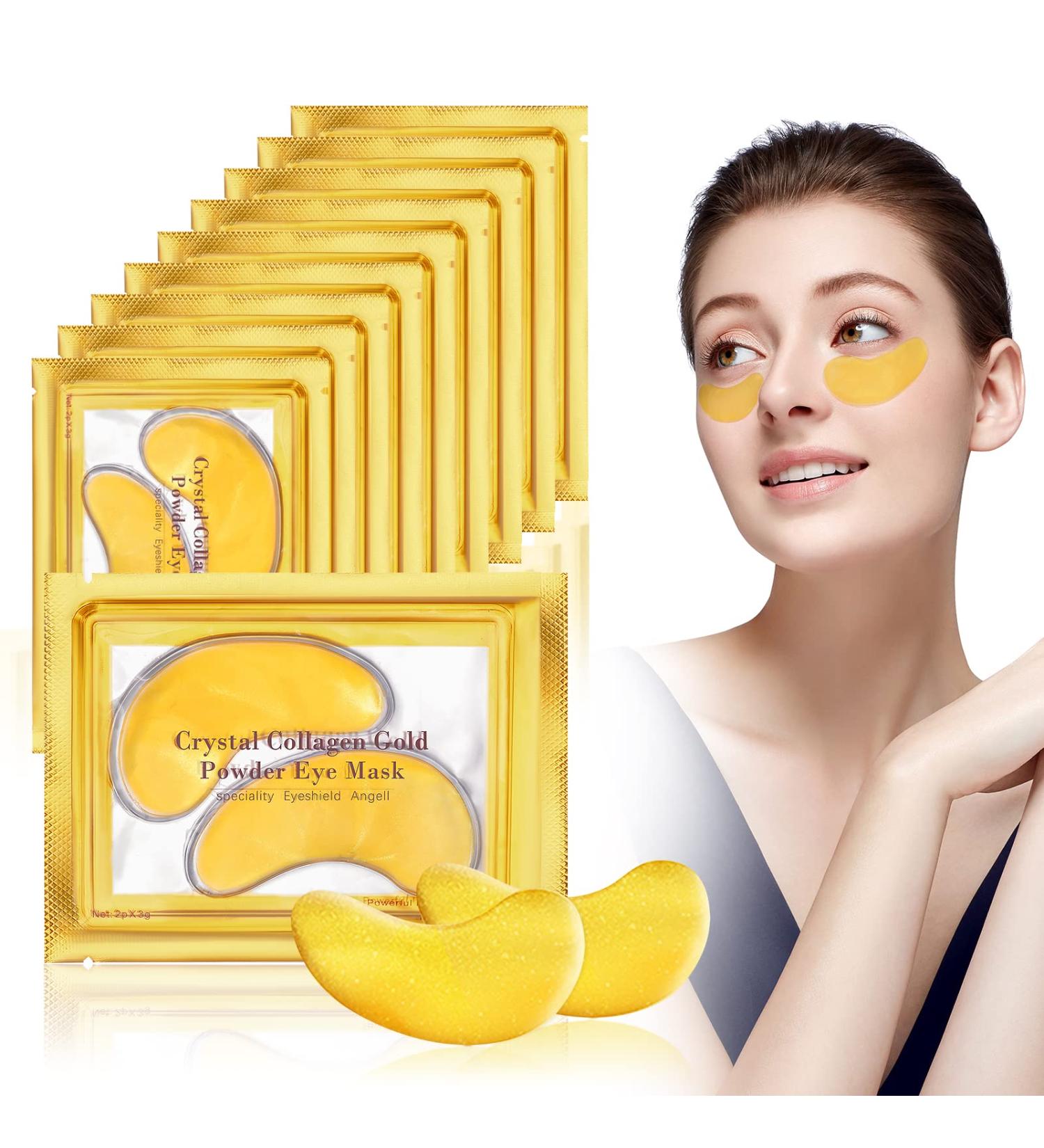 URAQT Under Eye Treatment Masks - 10 Pairs Natural Eye Gel Patches for Wrinkles, Eye Bags, and Dark Circles - Buy Online on GoSupps.com