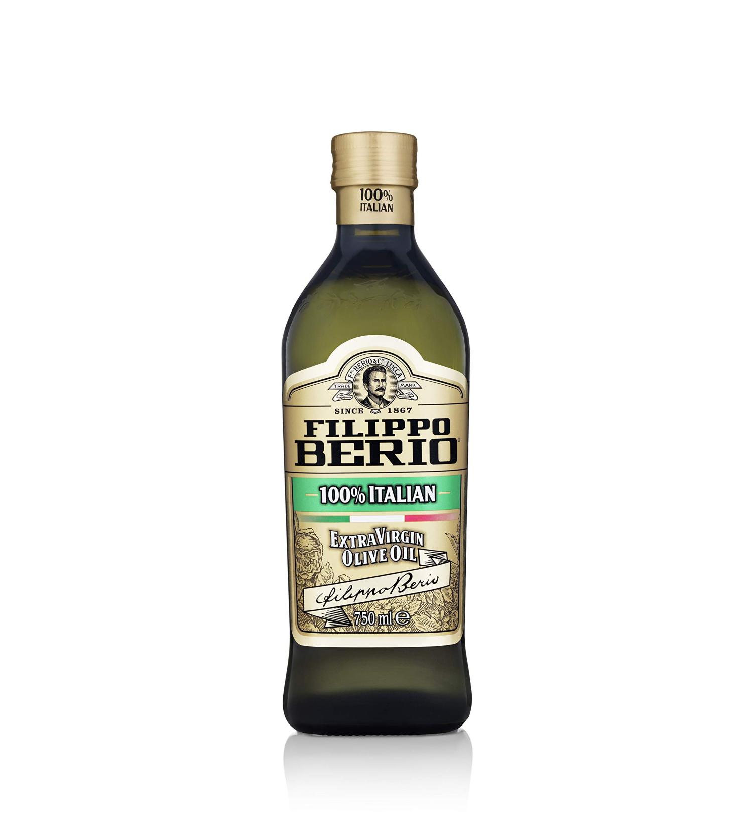 Filippo Berio 100 Percent Italian Extra Virgin Olive Oil 750 ml Olive Oil Tomato 750ml