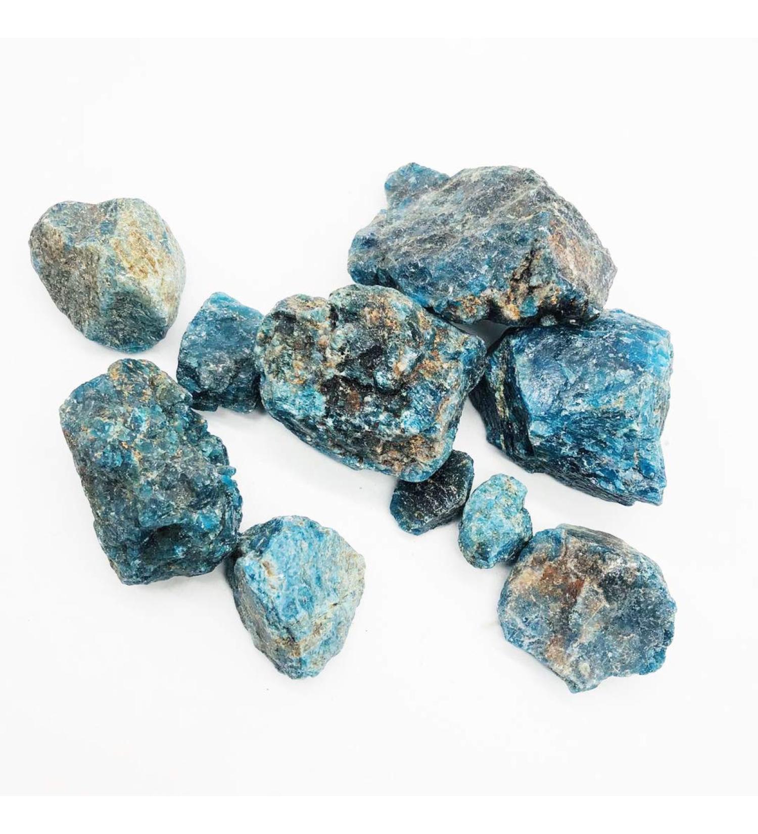 2kg raw Blue Apatite Quartz Natural Crystal Tumbled Stone Natural Luster - Buy Online on GoSupps.com