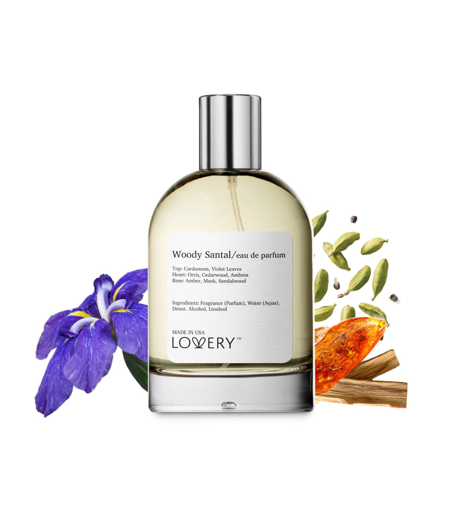 LOVERY Woody Santal Eau de Parfum Inspired by Fragrance S.antal 33. Long Lasting Perfume for Women & Men Vegan Unisex Perfume Spray 100ml EDP Perfumes for Women - Made in USA Woody Santal USA 3.4 Fl Oz (Pack of 1) - Buy Online on GoSupps.com