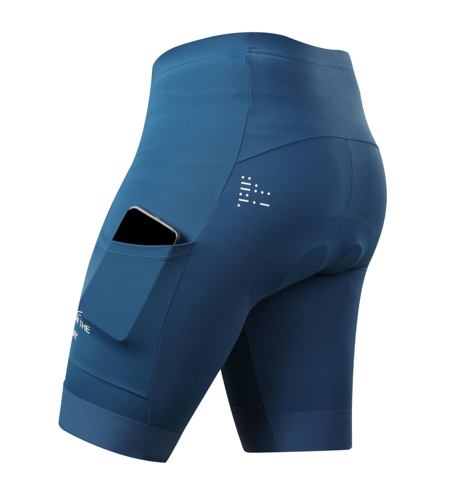 Shop INBIKE Men's Cycling Shorts - Breathable Padded Elastic Blue XXL for Summer Riding - Buy Online on GoSupps.com