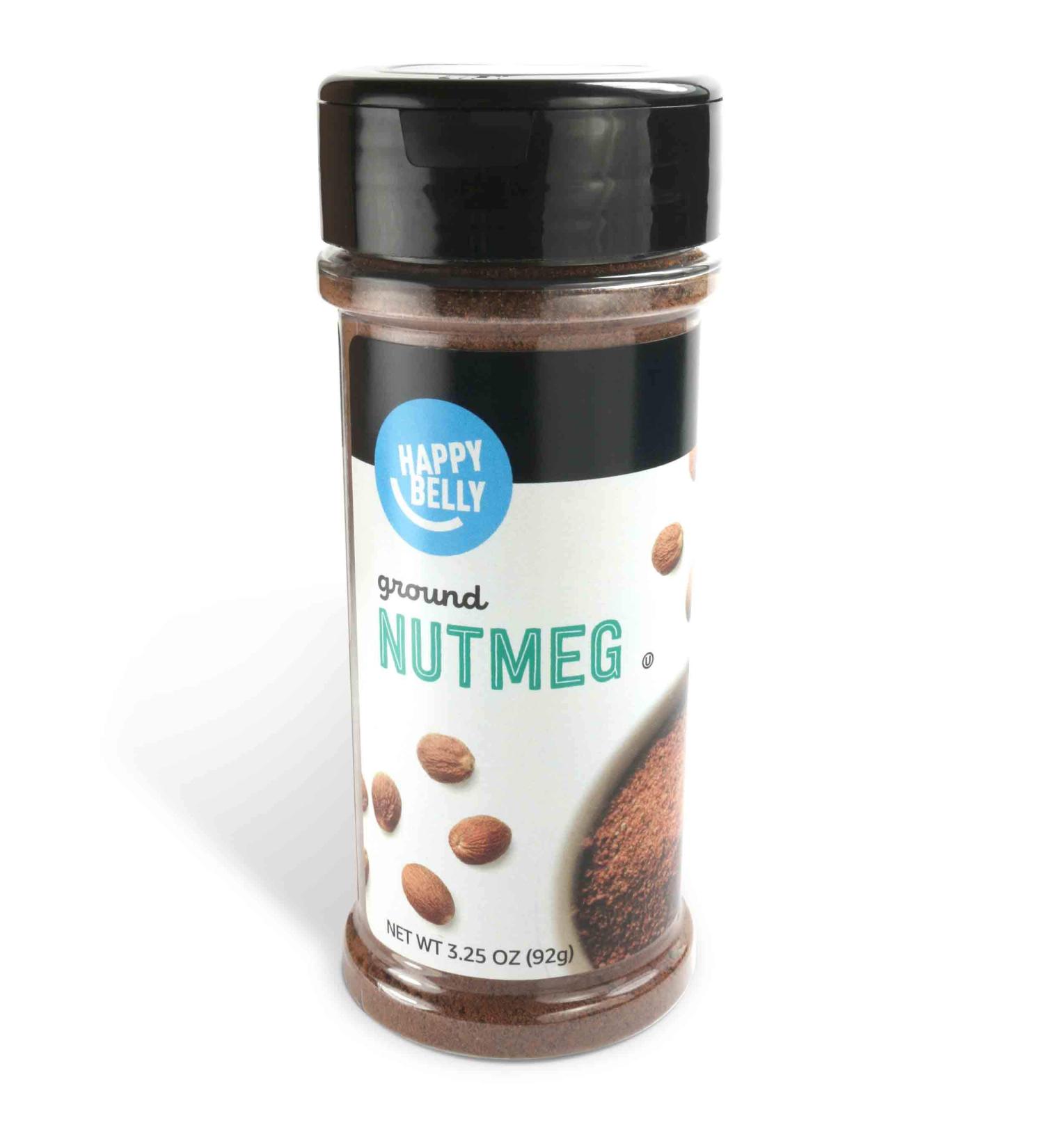 Happy Belly Nutmeg Ground - 3.25 Ounces | Amazon Brand - Buy Online on GoSupps.com