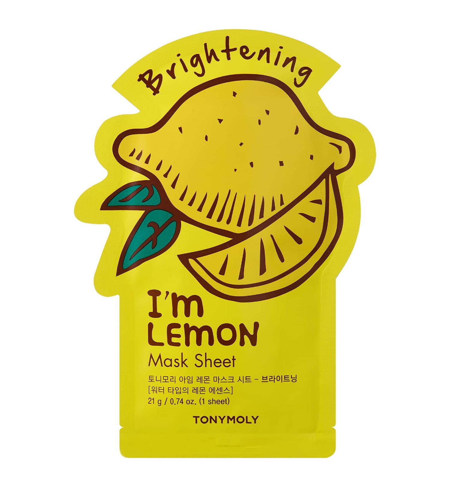 Tony Moly I'm Lemon Brightening Beauty Mask Sheet 1 Sheet 0.74 oz (21 g)