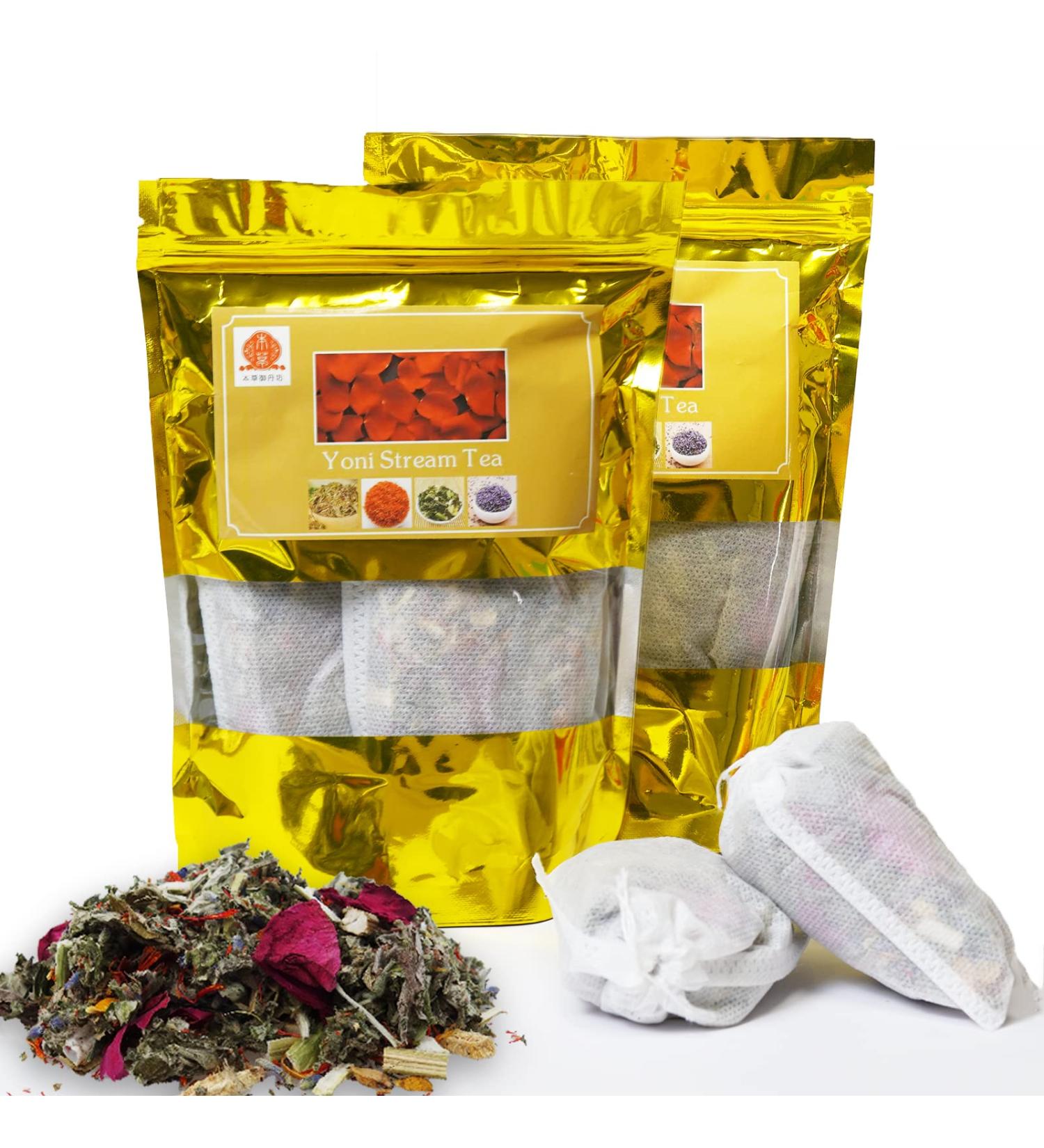 Organic Yoni Steam Herbs 6.7oz - Cleansing & Tightening V Steam Kit for Women | 100% Organic Vaginal Steaming Herbs with Filter Bag | Yoni Tea for Rejuvenation - Buy Online on GoSupps.com