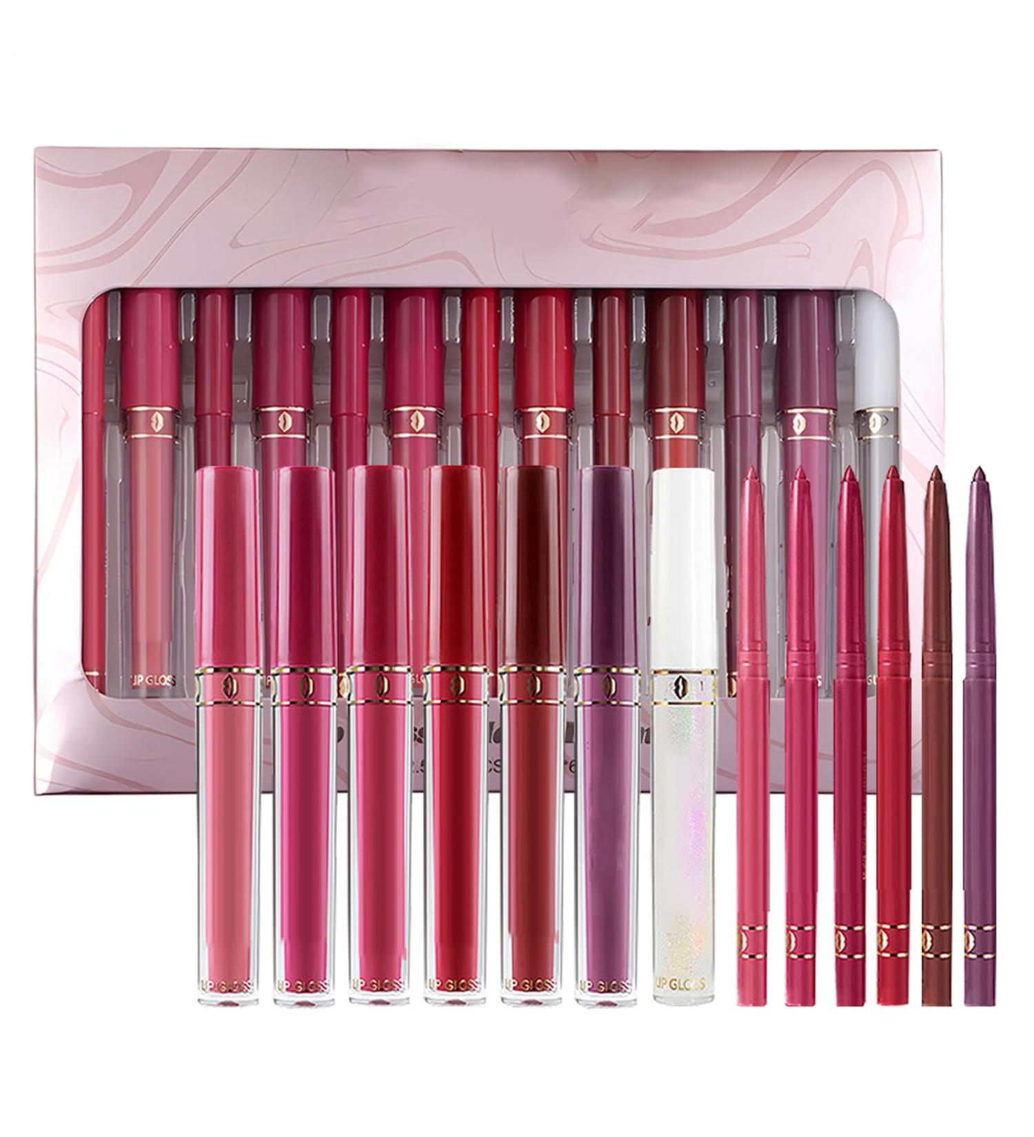  JIEBWCHA Lip Makeup Long-lasting lip gloss and lip gloss long-lasting waterproof moisturizing formula for even coverage on special occasions - Buy Online on GoSupps.com
