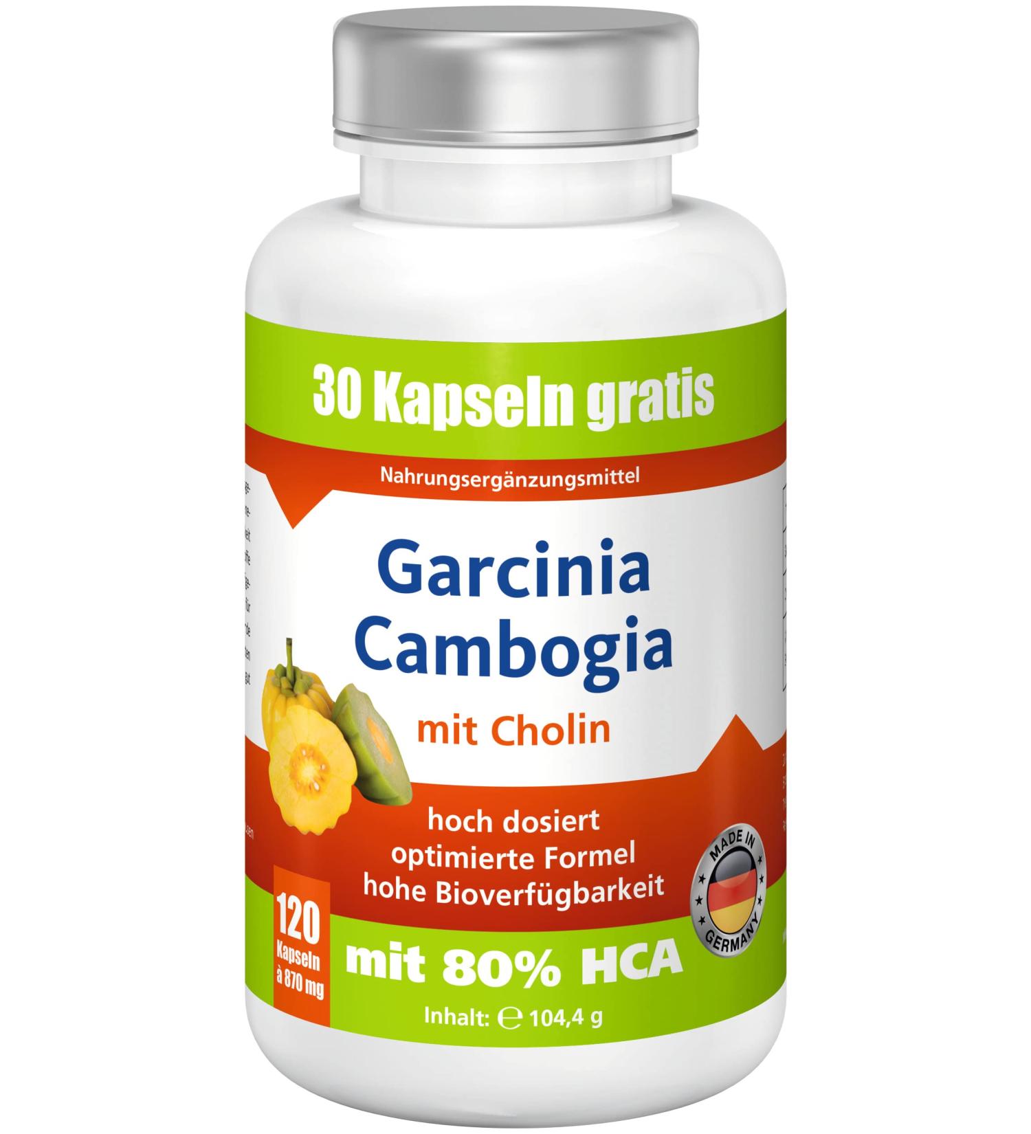 Premium Garcinia Cambogia 1890mg | 80% HCA | 120 Vegan Capsules | High Bioavailability & Natural Weight Support - Buy Online on GoSupps.com