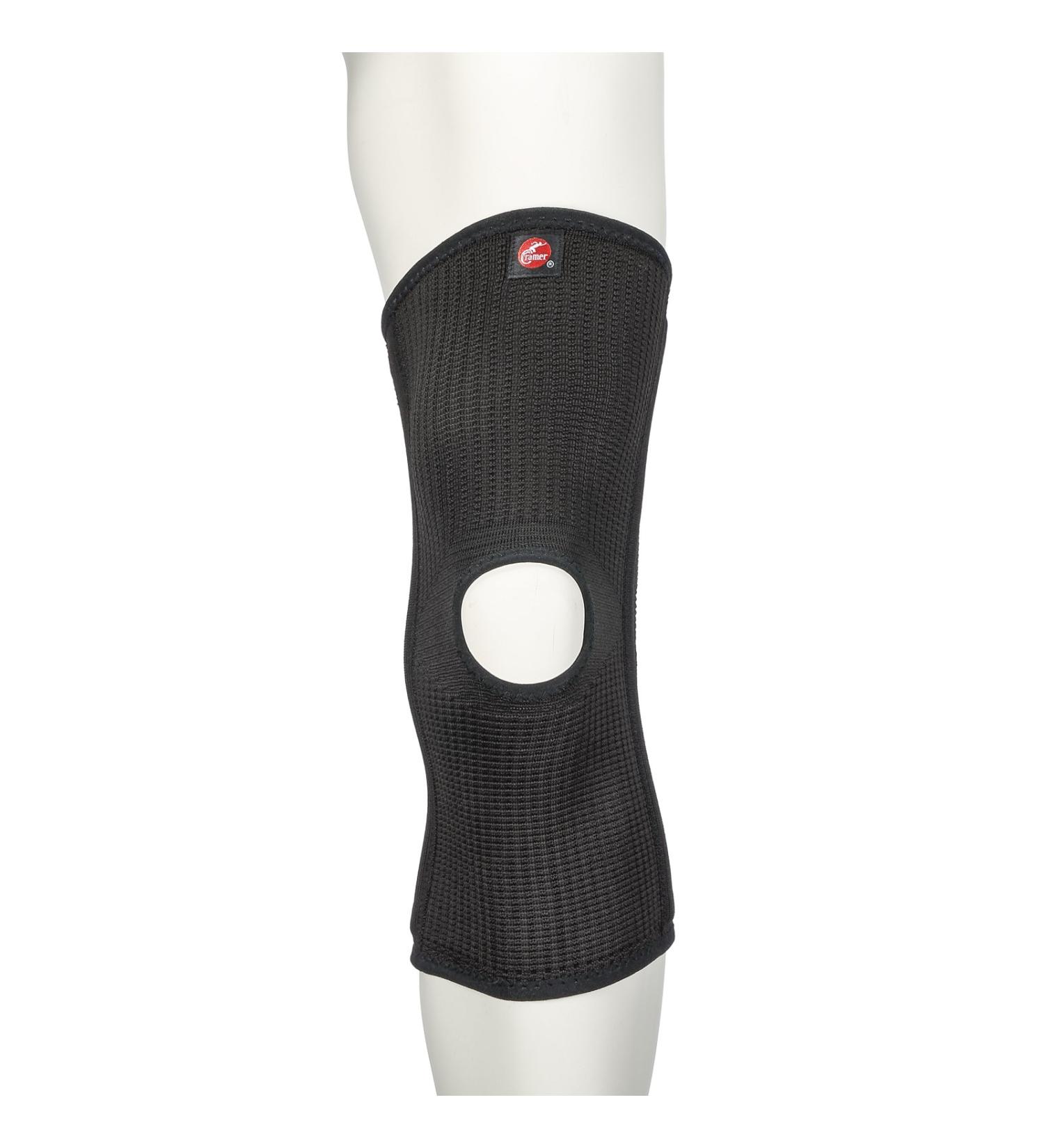 Cramer Nano Flex Knee Compression Sleeve - Open Knee Support Brace for Running Muscle Pain Relief & Recovery - Best Compression Leg Sleeve Black Large - Buy Online on GoSupps.com