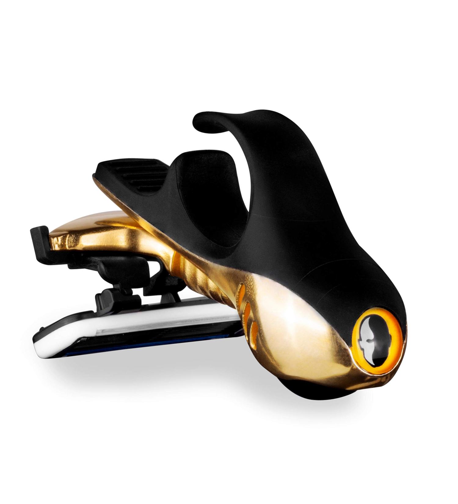 HeadBlade S4 MOTO GoldFinger Men's Head Shaving Razor - Limited Edition - Buy Online on GoSupps.com