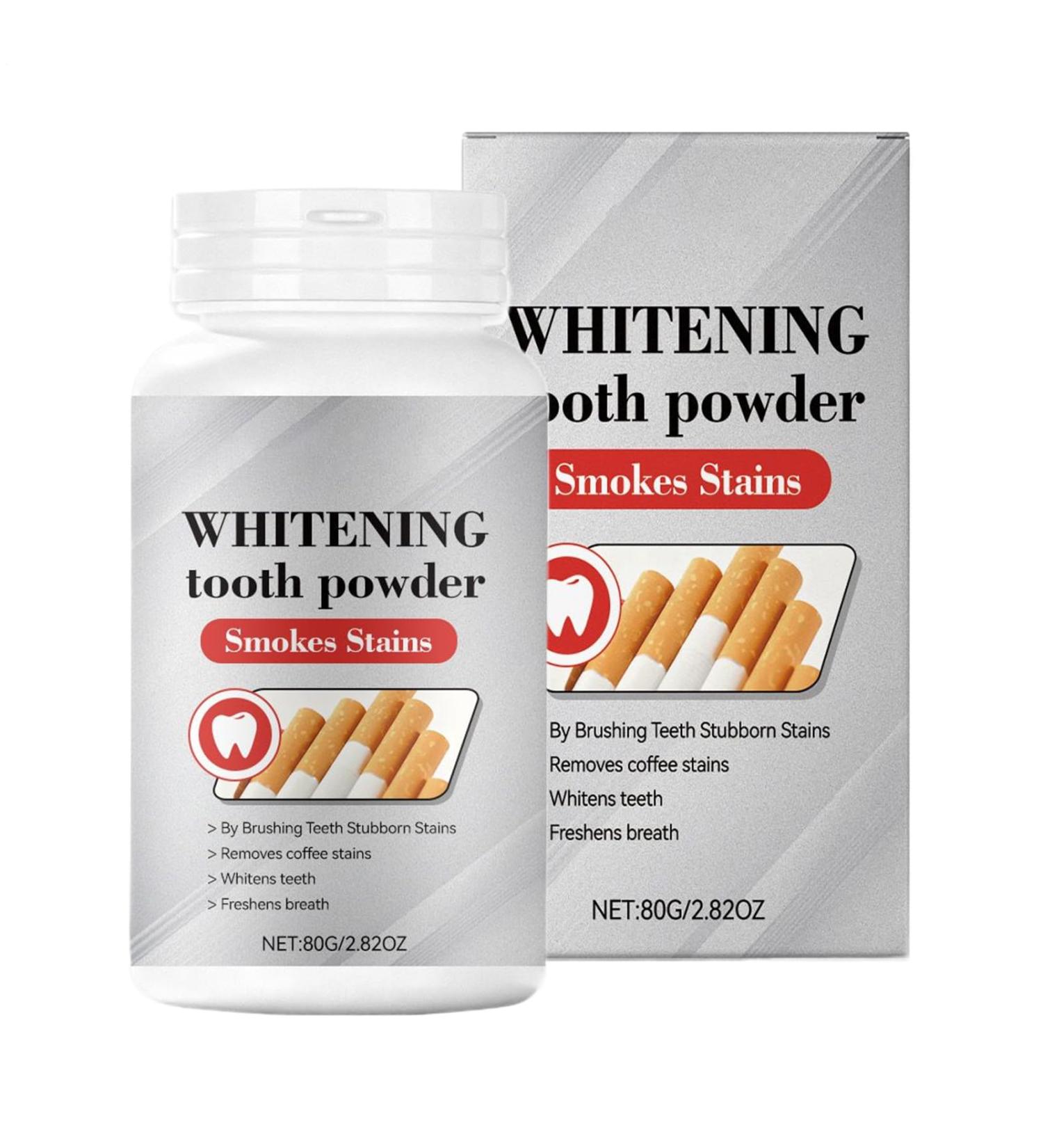  JINGLING JINGLING Dental Powder 80g Dental Powder for Teeth Whitening Dental Repair Care for Women on the Go While Traveling at Work Commuting at Home Use - Buy Online on GoSupps.com