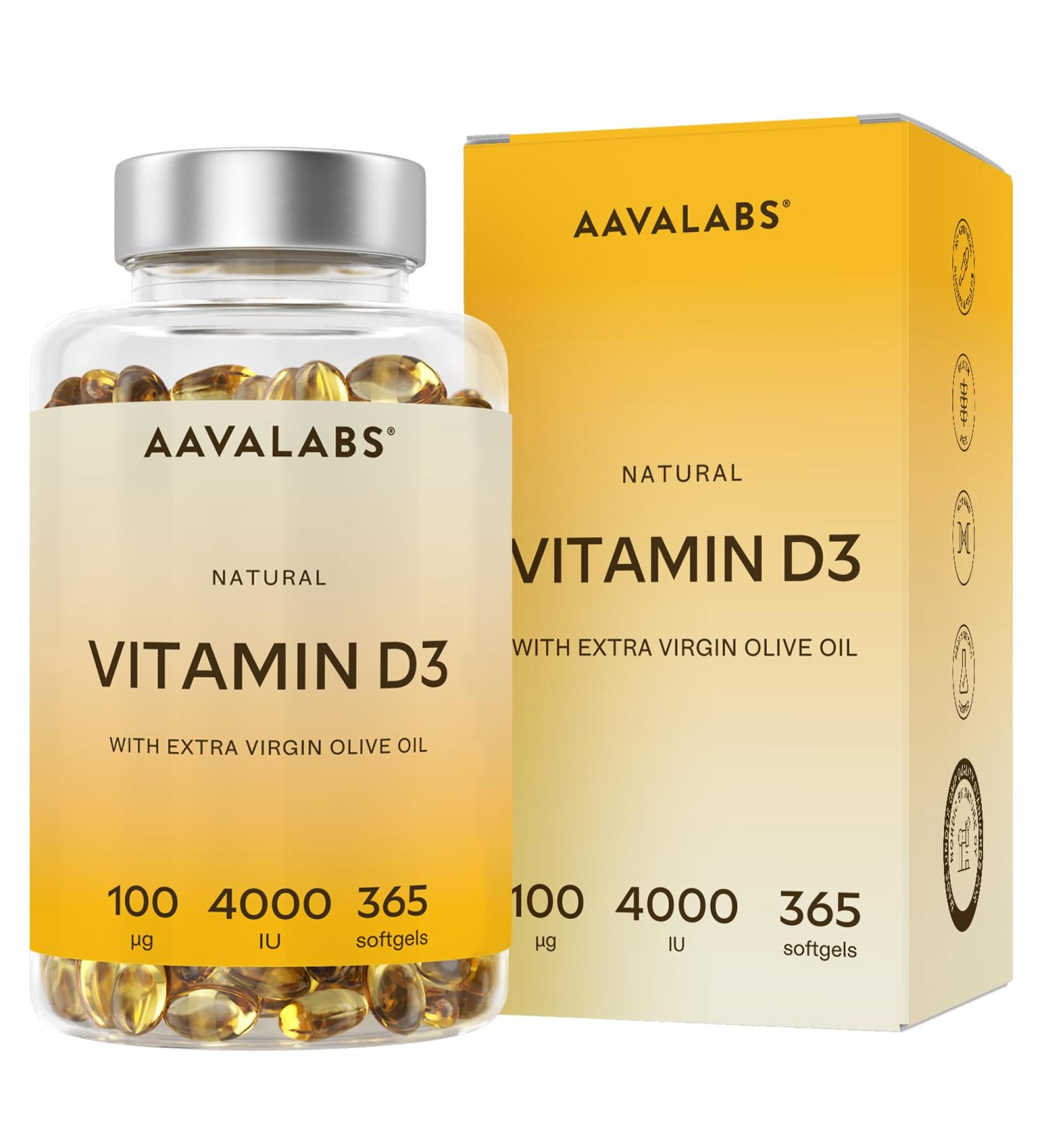 Vitamine D3 4000 UI - Vitamine D avec Huile d Olive Extra Vierge pour Absorption Optimale - Vitamines sans OGM sans Gluten et Lactose pour les Fonctions Osseuse Musculaire Immunitaire - 365 G lules - Buy Online on GoSupps.com