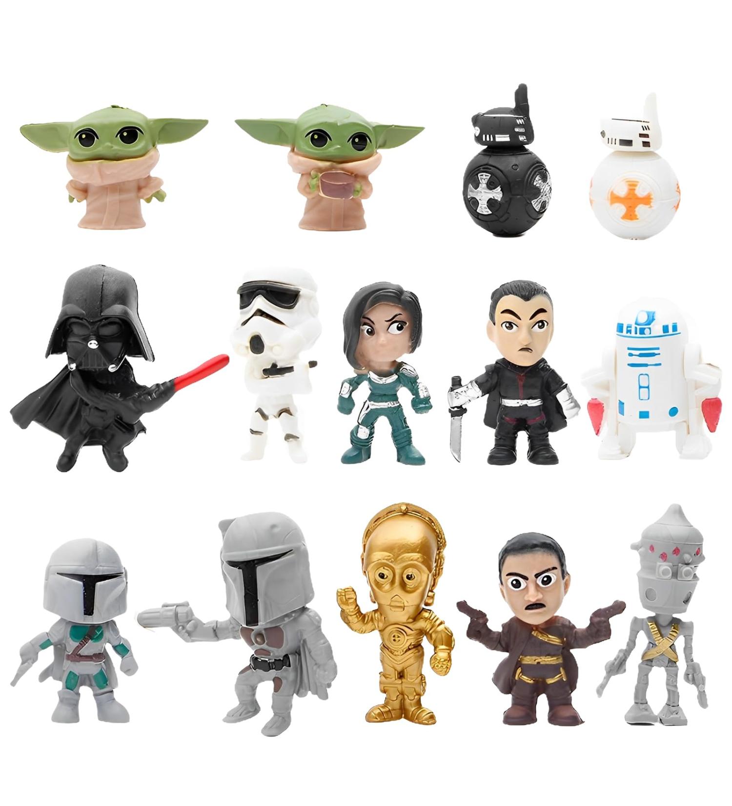 14 Pieces Cartoon Mini Figures | Kids Birthday Cake Decorations | Cake Toppers for Young Celebrations - Buy Online on GoSupps.com