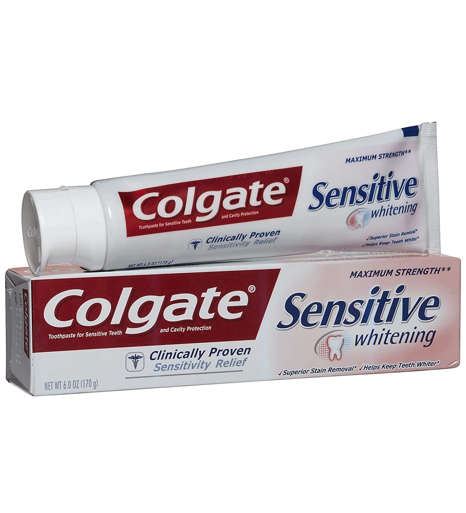 Colgate Sensitive Maximum Strength Sensitive Whitening Toothpaste 6 oz