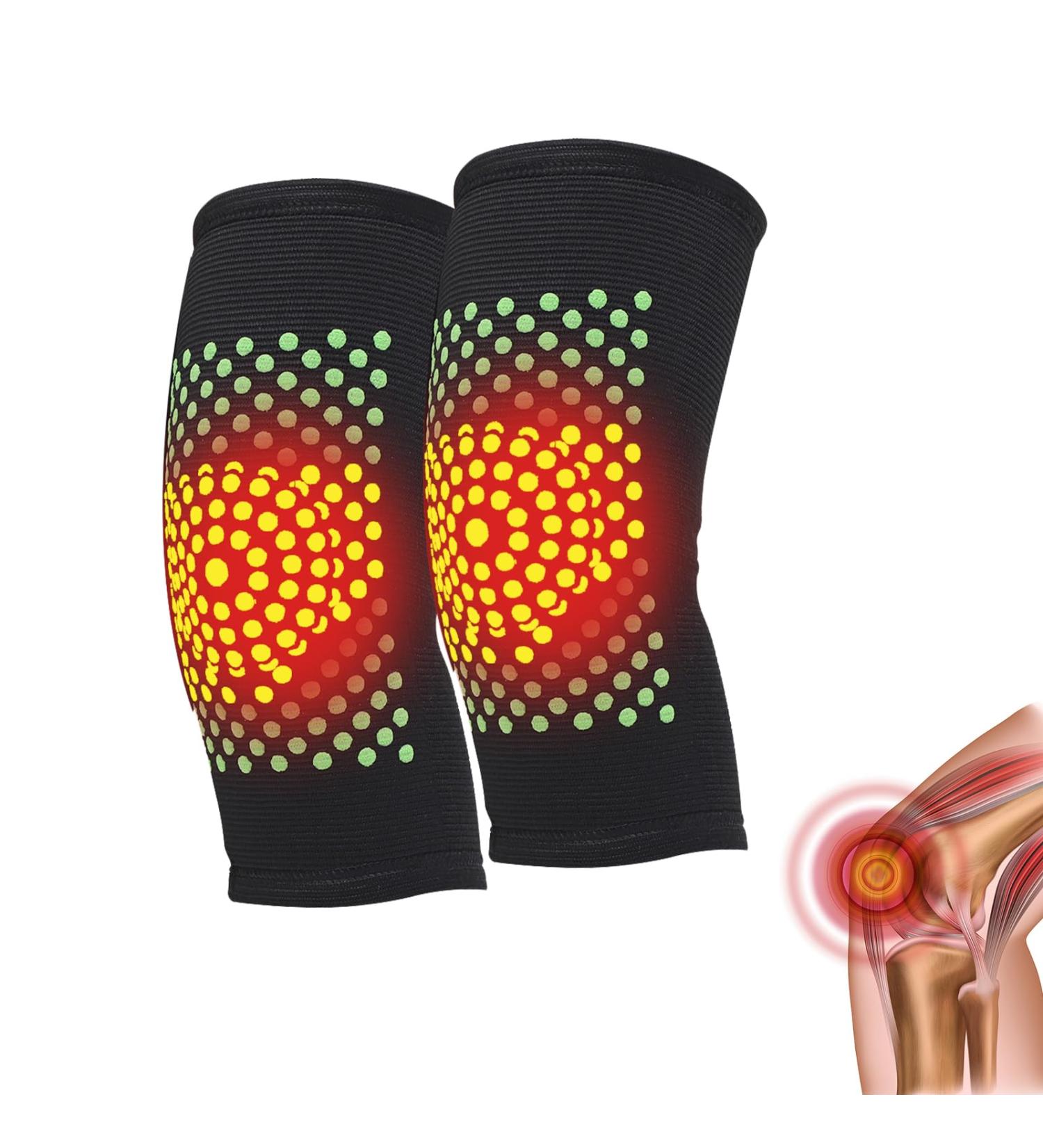 HASAIKA Self Heating Knee Pads Heated Knee Pads Heated Knee Sleeve Knee Pads for Pain Relief Knee Braces for Arthritis Arthritis  - Buy Online on GoSupps.com