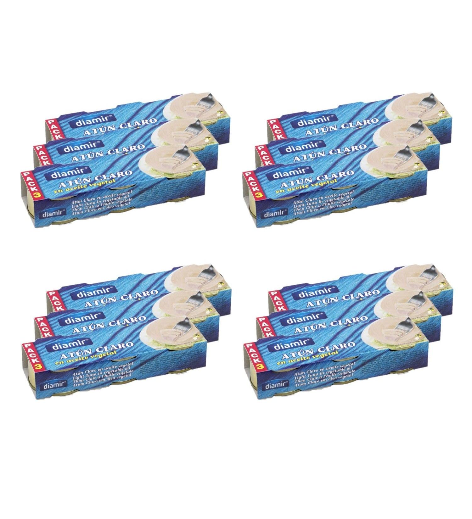 Lot 12x Light tuna - pack x3 - Case 240g