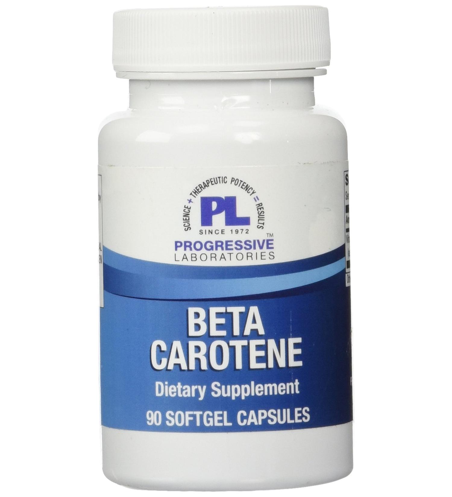 Progressive Labs Beta Carotene Supplement, 90 Count