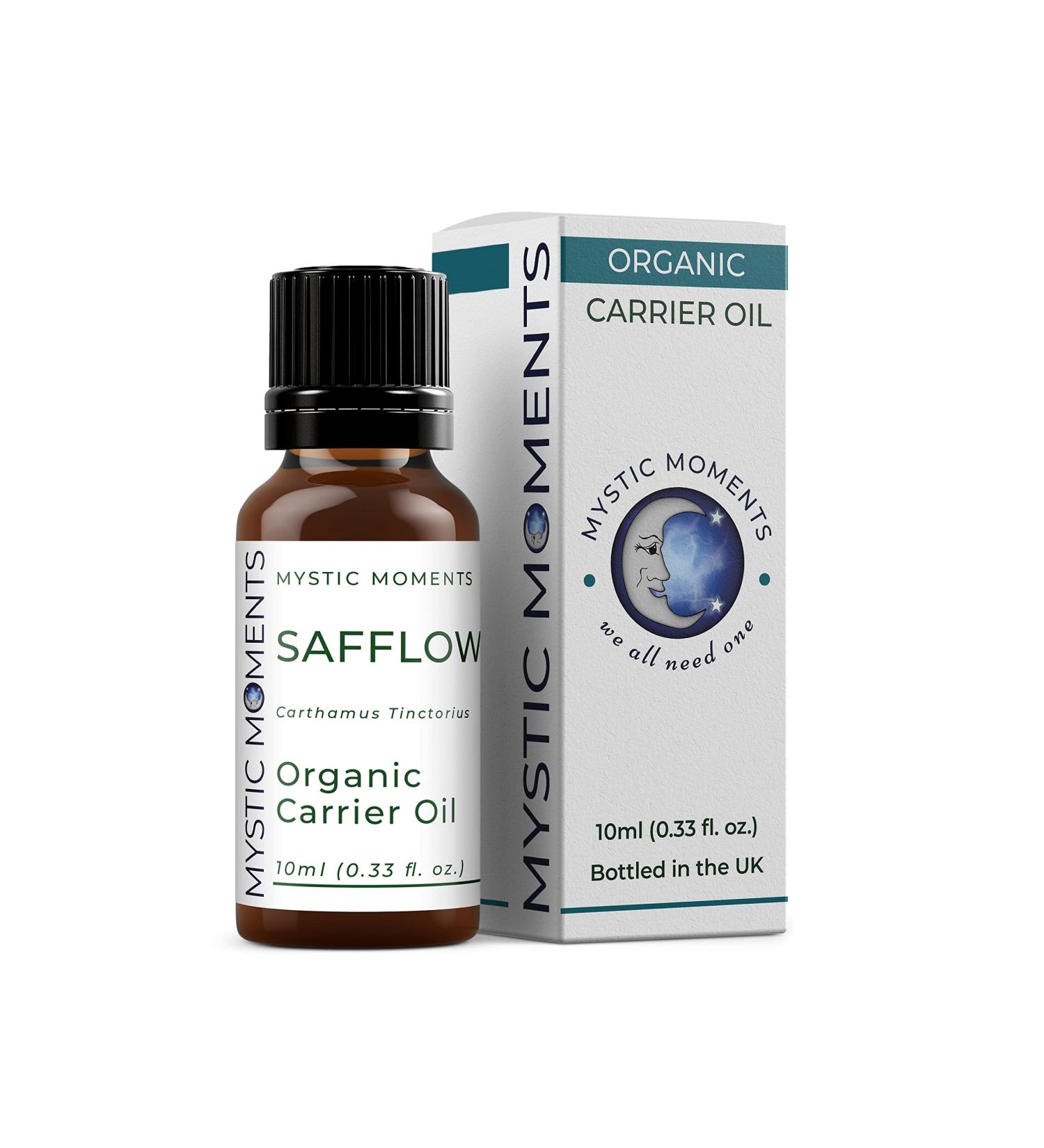 Mystic Moments Safflower Organic Carrier Oil 10ml - 100% Pure | International Shipping - Buy Online on GoSupps.com