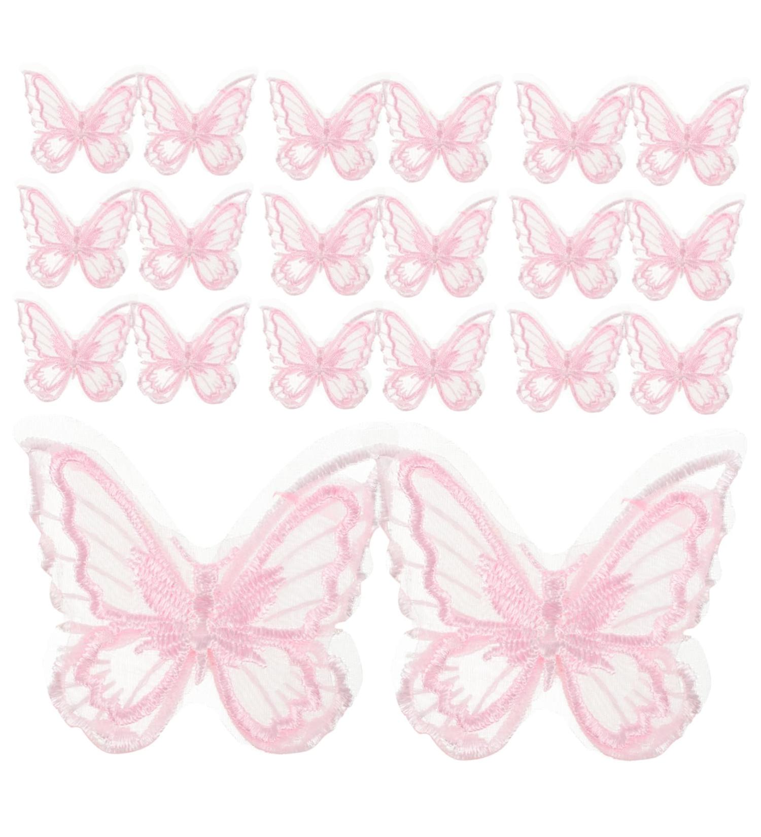COHEALI 30pcs Mesh Butterfly Patch Caps Clothes Compact Hat Patches Sewing Patches The Fabric Delicate - Buy Online on GoSupps.com