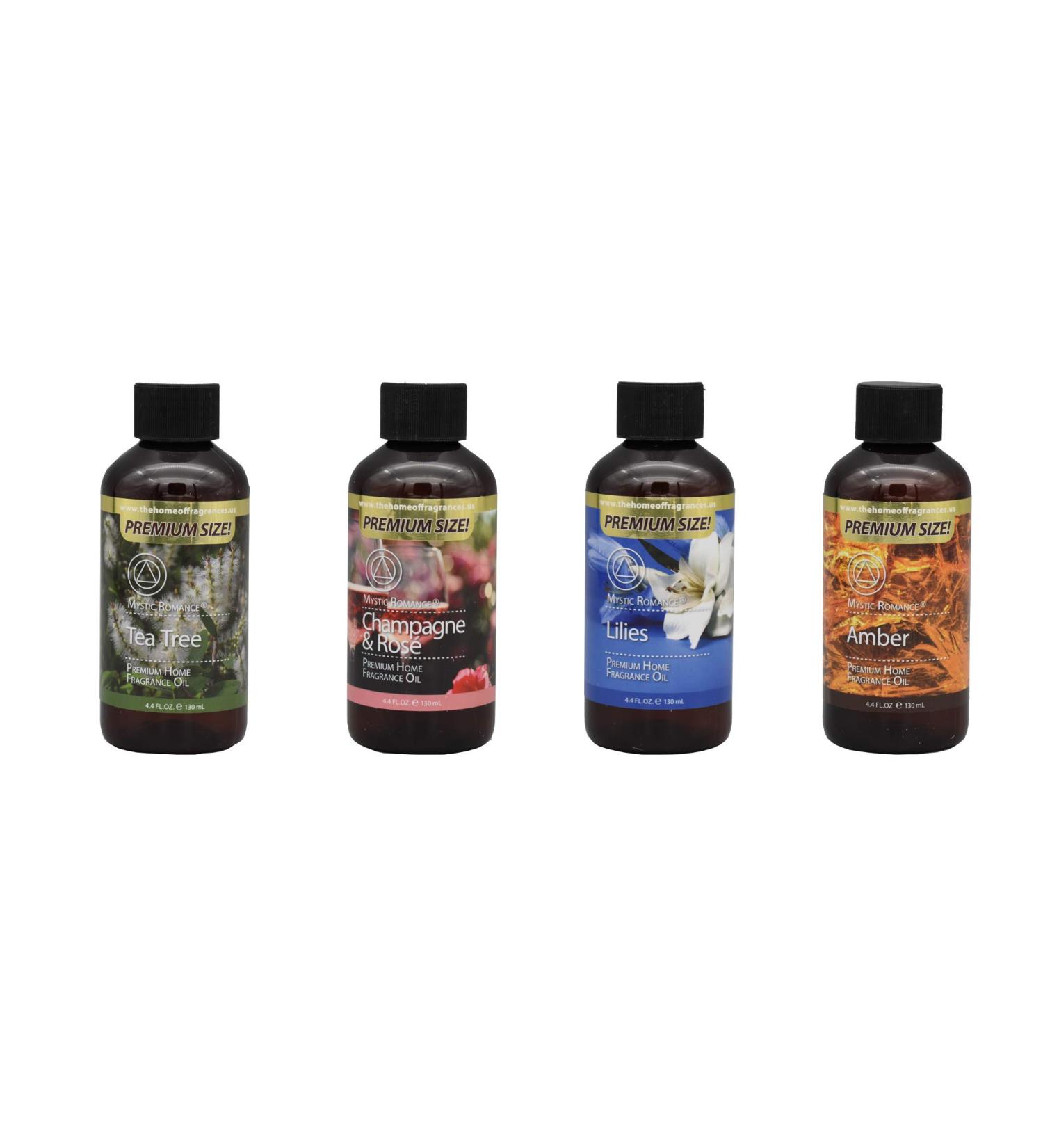 Fragrance oil per 4 Bottles of 4oz